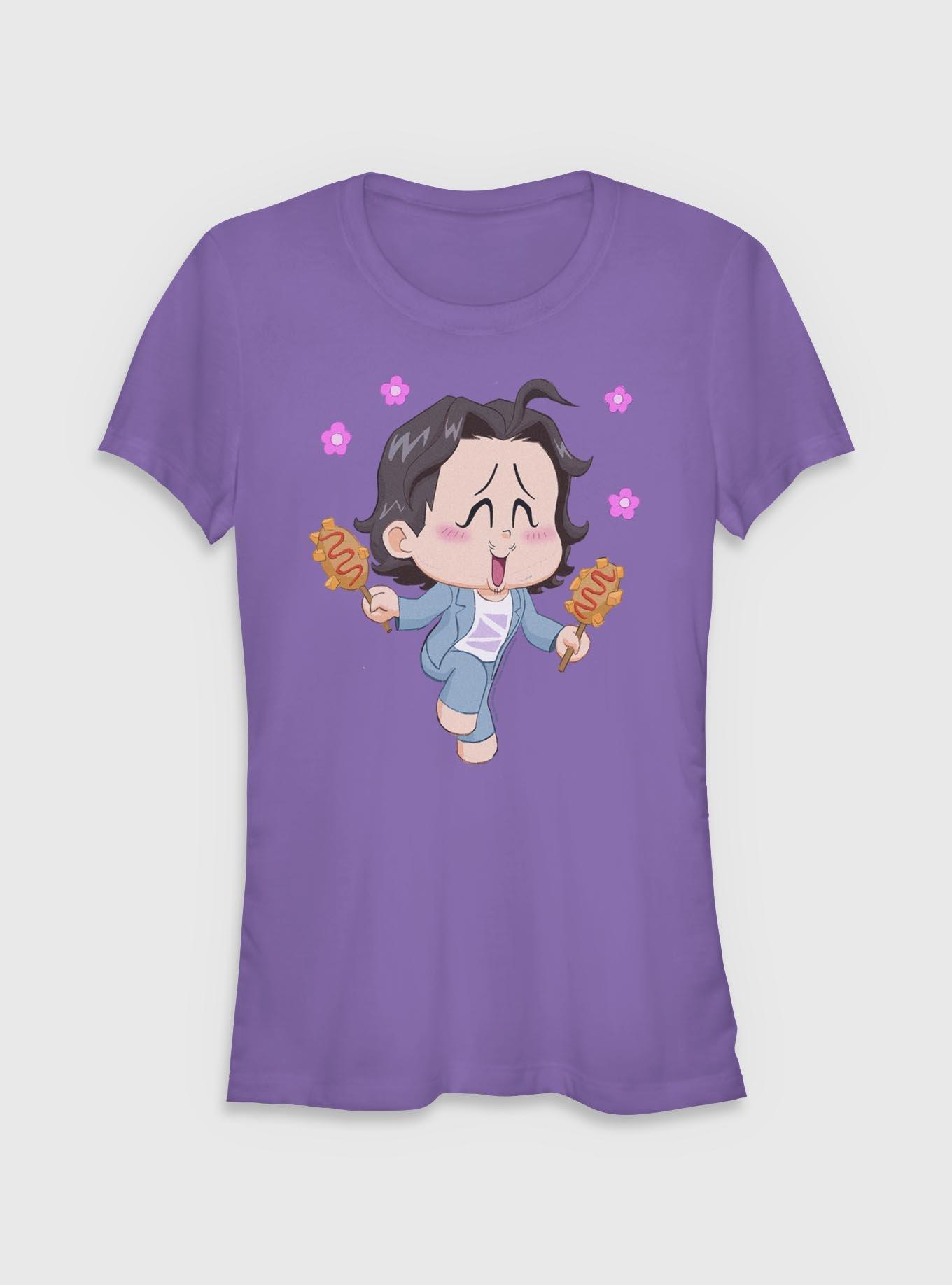 KPop Demon Hunters Chibi Bobby Girls T-Shirt, PURPLE, hi-res