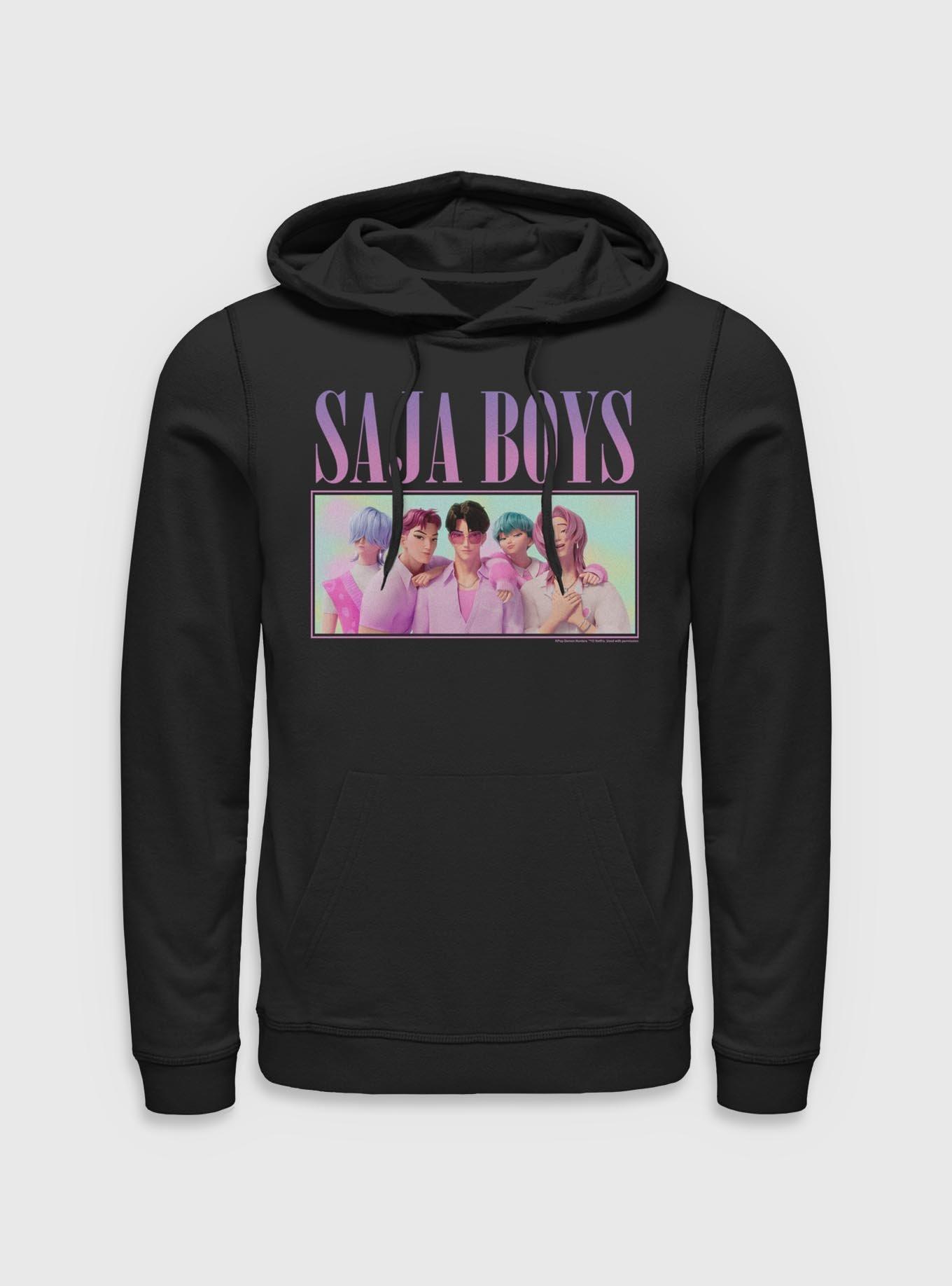 KPop Demon Hunters Saja Boys Group Hoodie, BLACK, hi-res