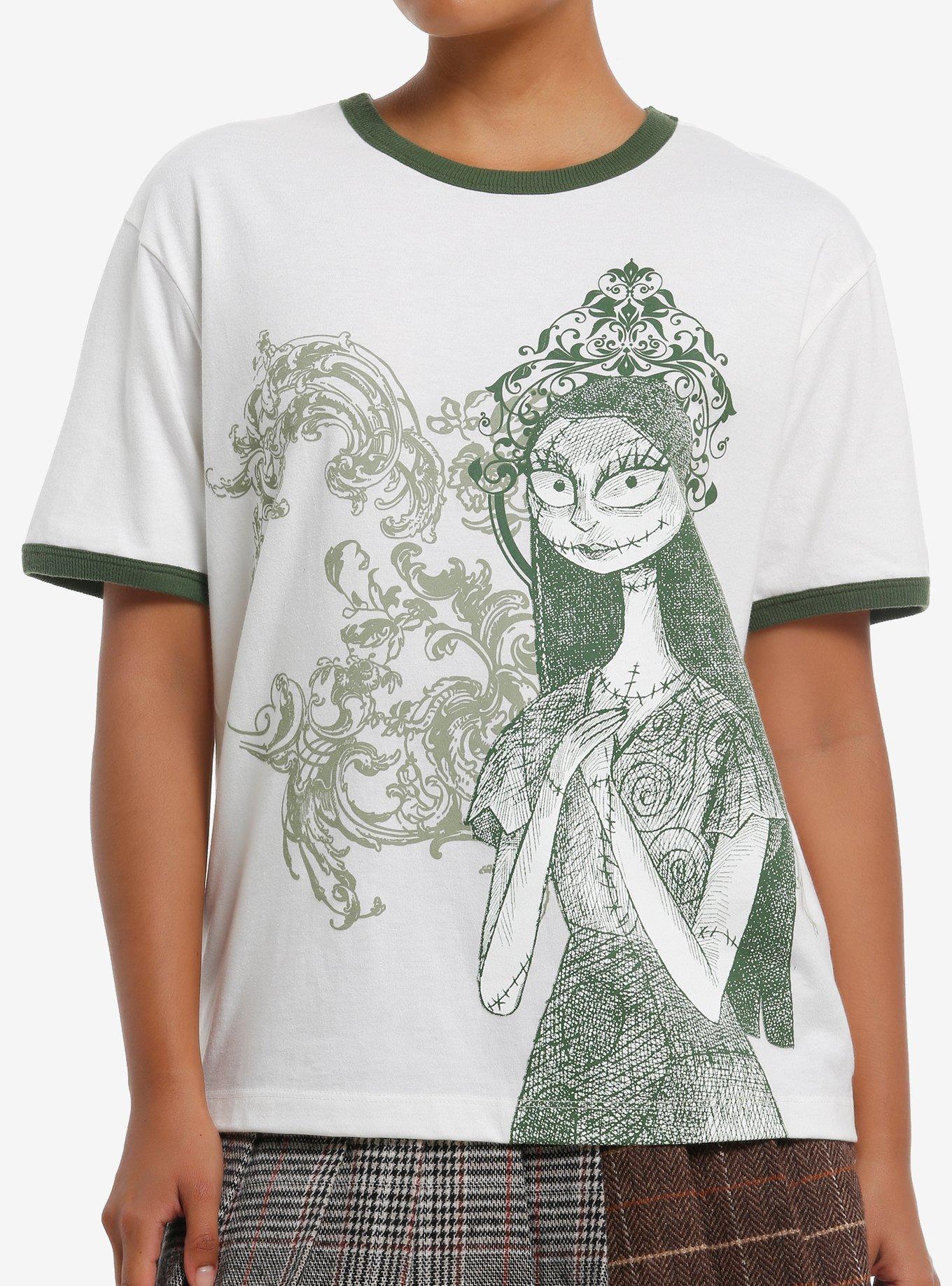 The Nightmare Before Christmas Sally Filigree Ringer T-Shirt, , hi-res