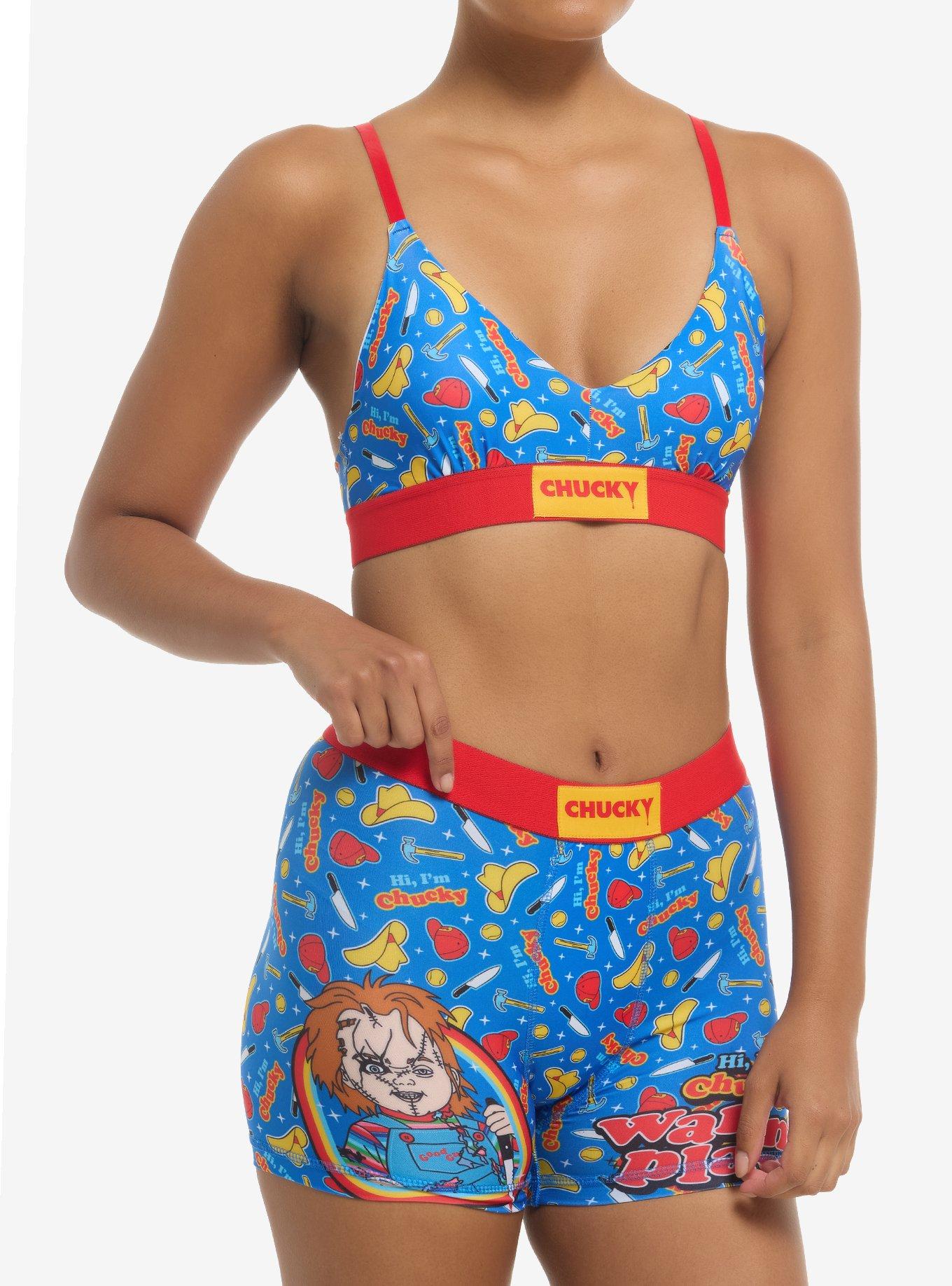 Chucky Good Guys Icons Bra & Boyshort Panty Set, , hi-res