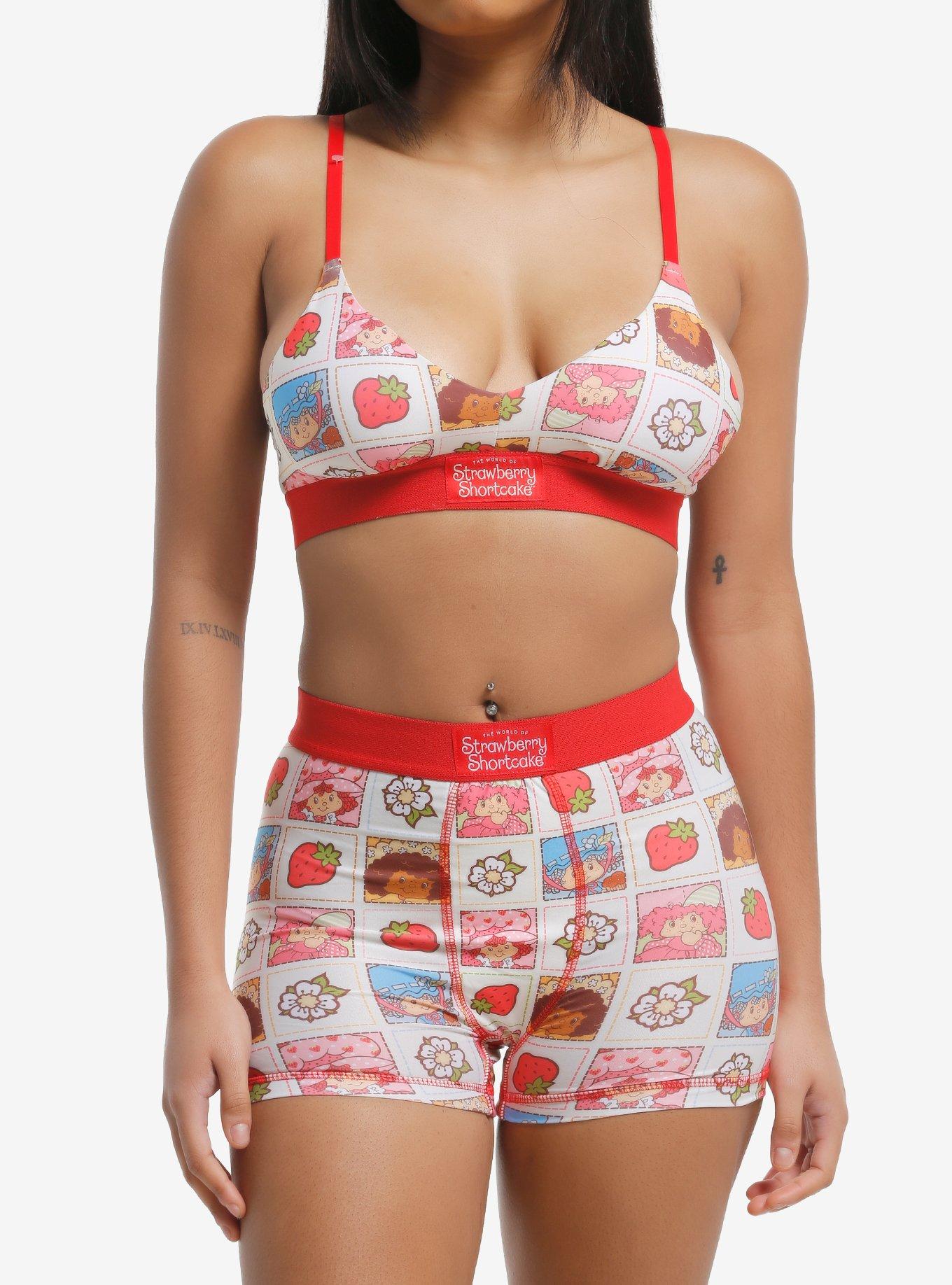 Strawberry Shortcake Friends Bra & Boyshort Panty Set, , hi-res