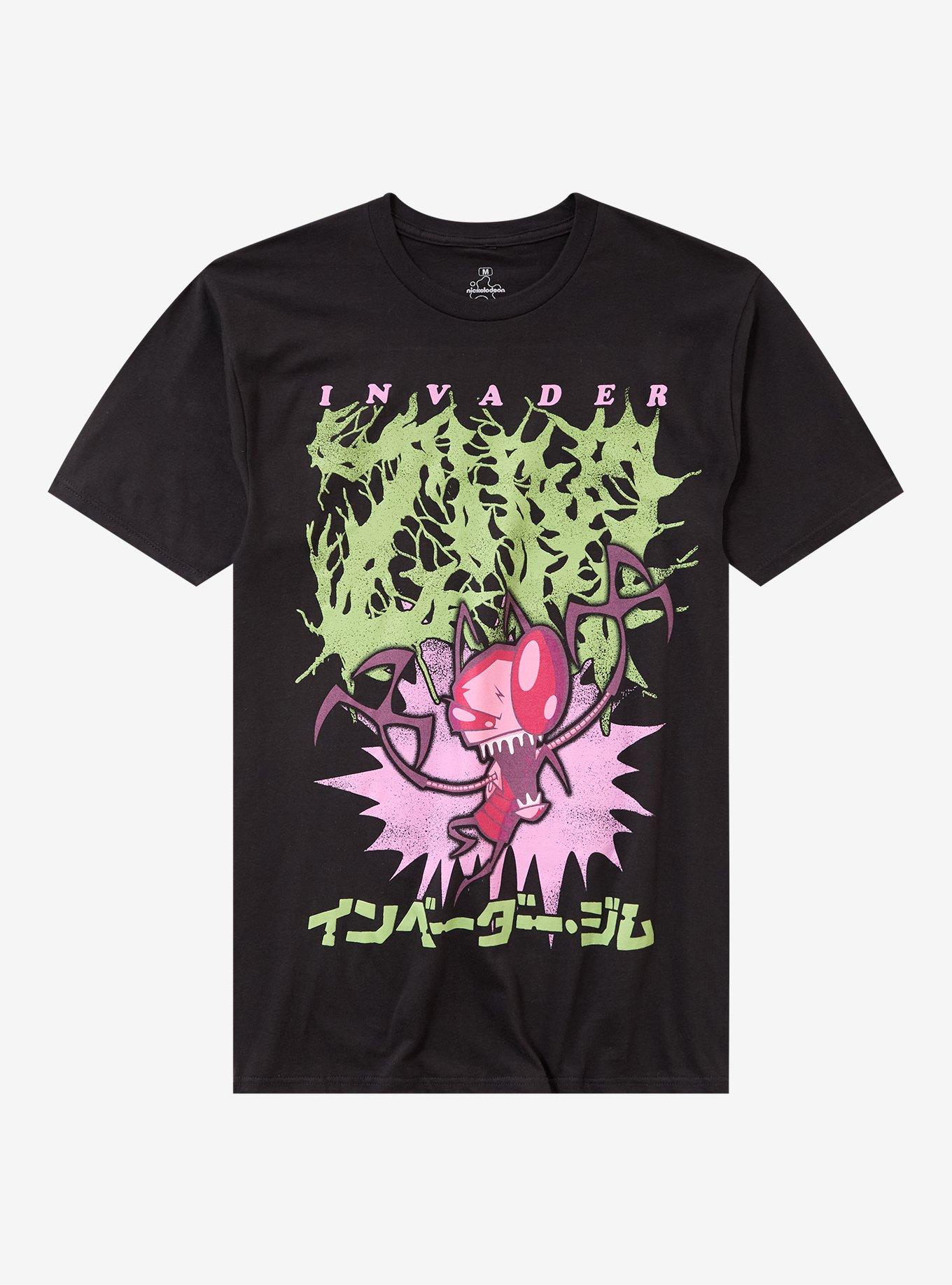 Invader Zim Metal Font T-Shirt, , hi-res