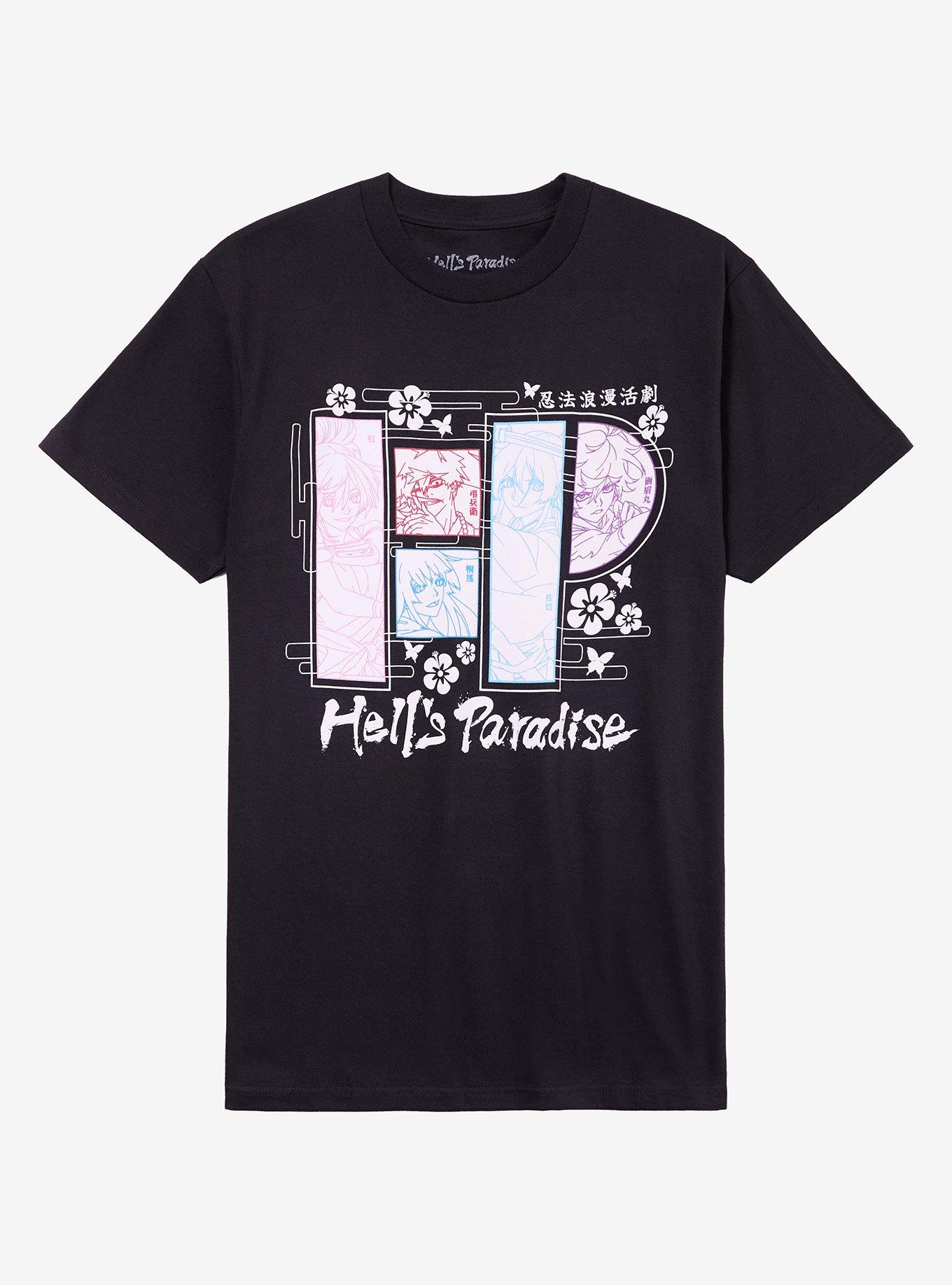Hell's Paradise Outline Panel T-Shirt, , hi-res