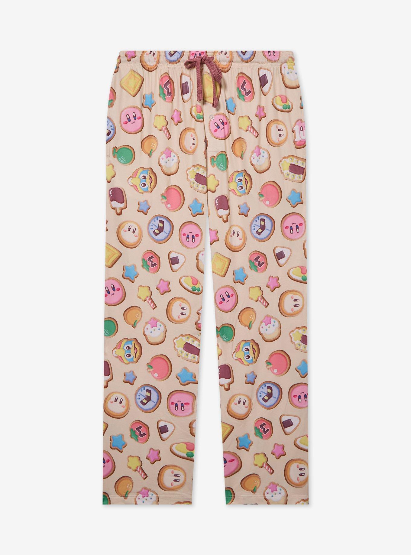 Nintendo Kirby Cookies Allover Print Sleep Pants — BoxLunch Exclusive, , hi-res