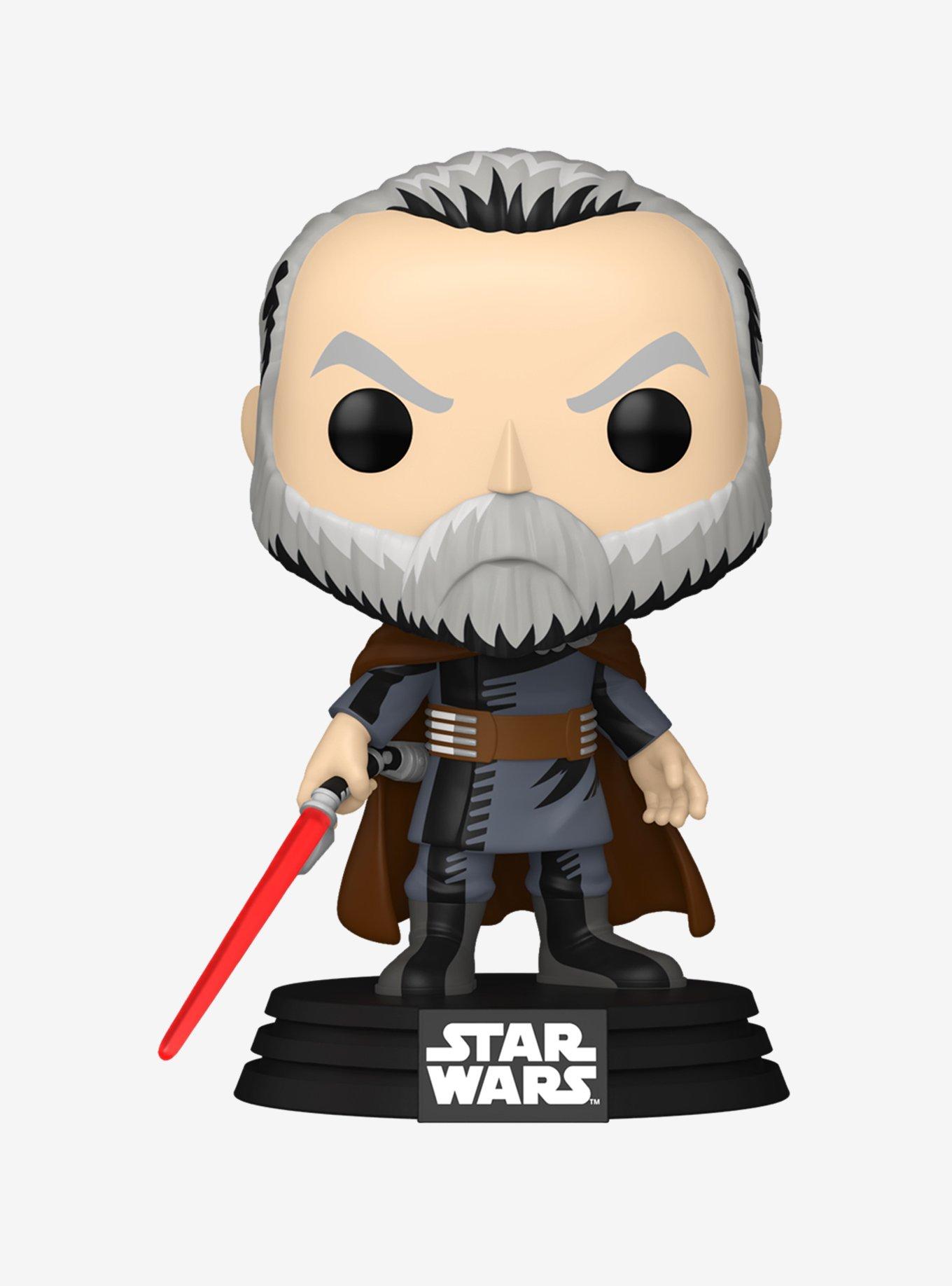 Funko Pop! Star Wars Count Dooku Retro Vinyl Bobblehead 3.6" Action Figure, Ages 3+