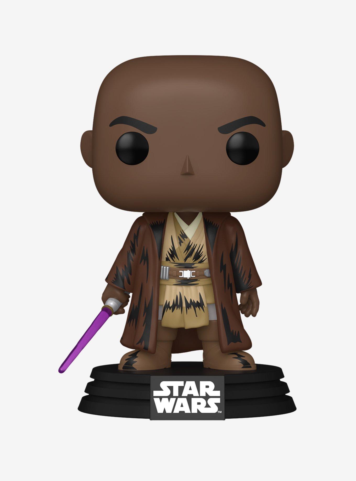 Funko Pop! Mace Windu Retro 3.6" Bobblehead Vinyl Figure, Ages 3+