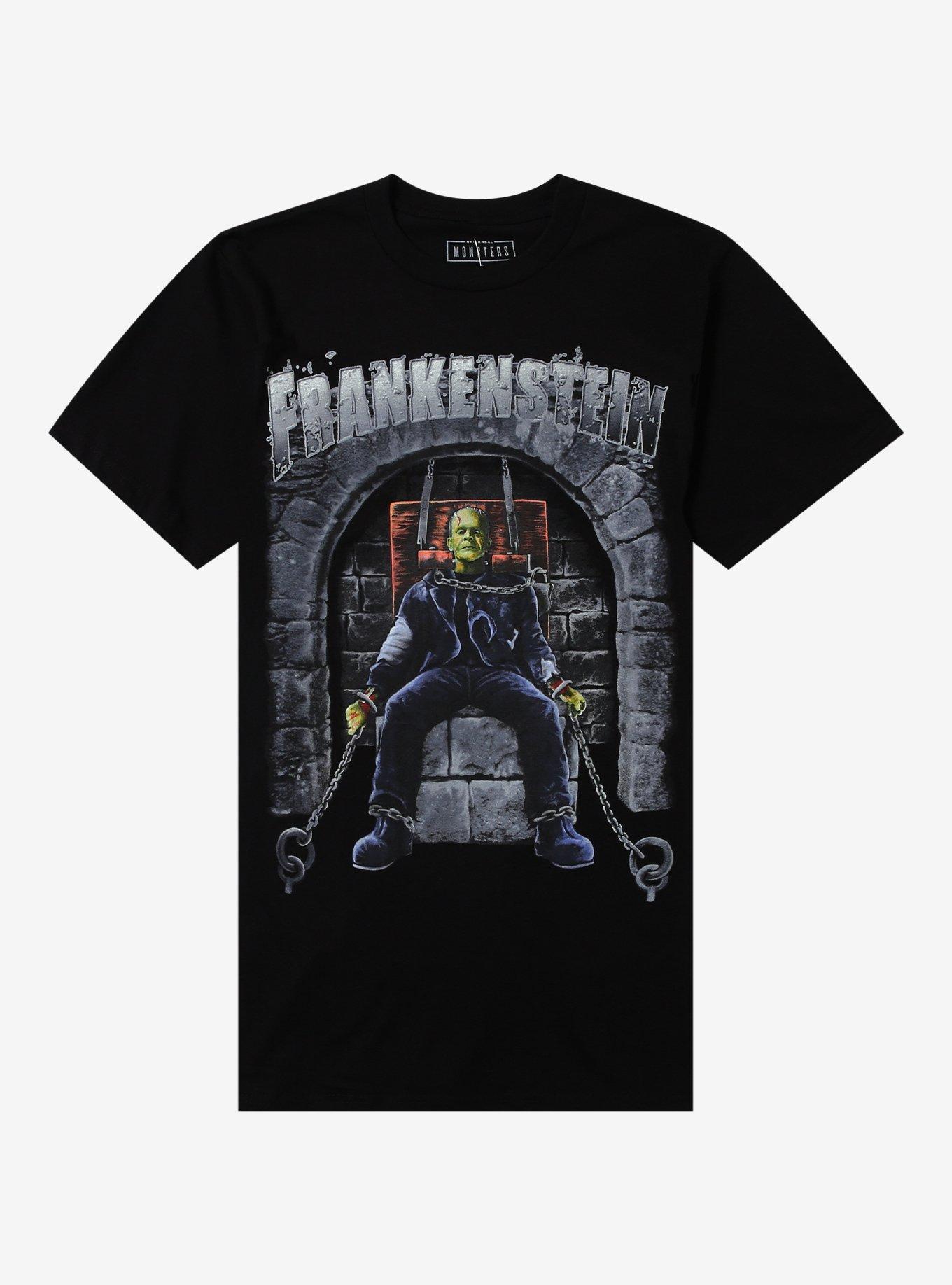 Rock Rebel Universal Monsters Frankenstein Chair T-Shirt, , hi-res