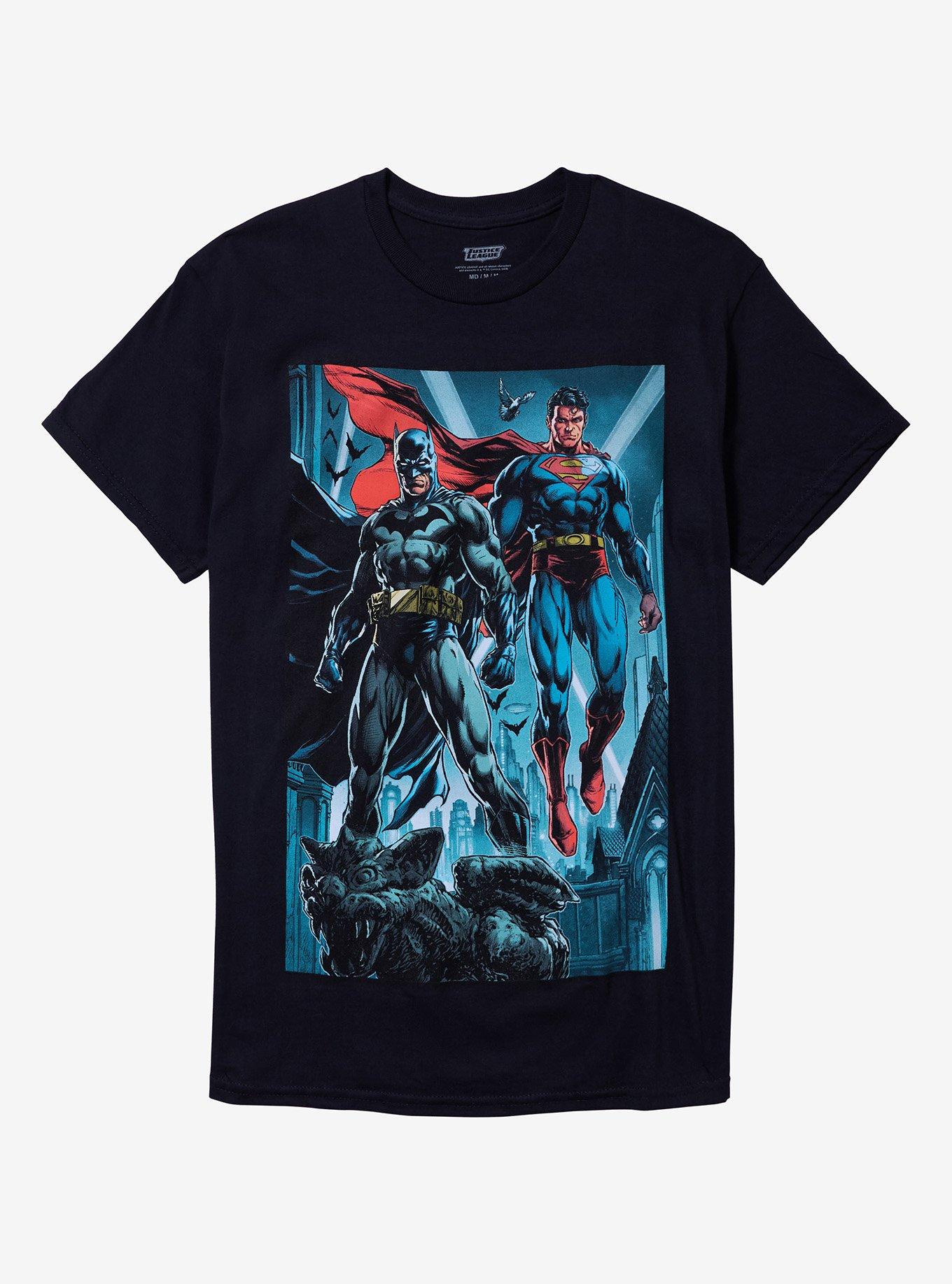 DC Comics Justice League Batman & Superman T-Shirt, , hi-res