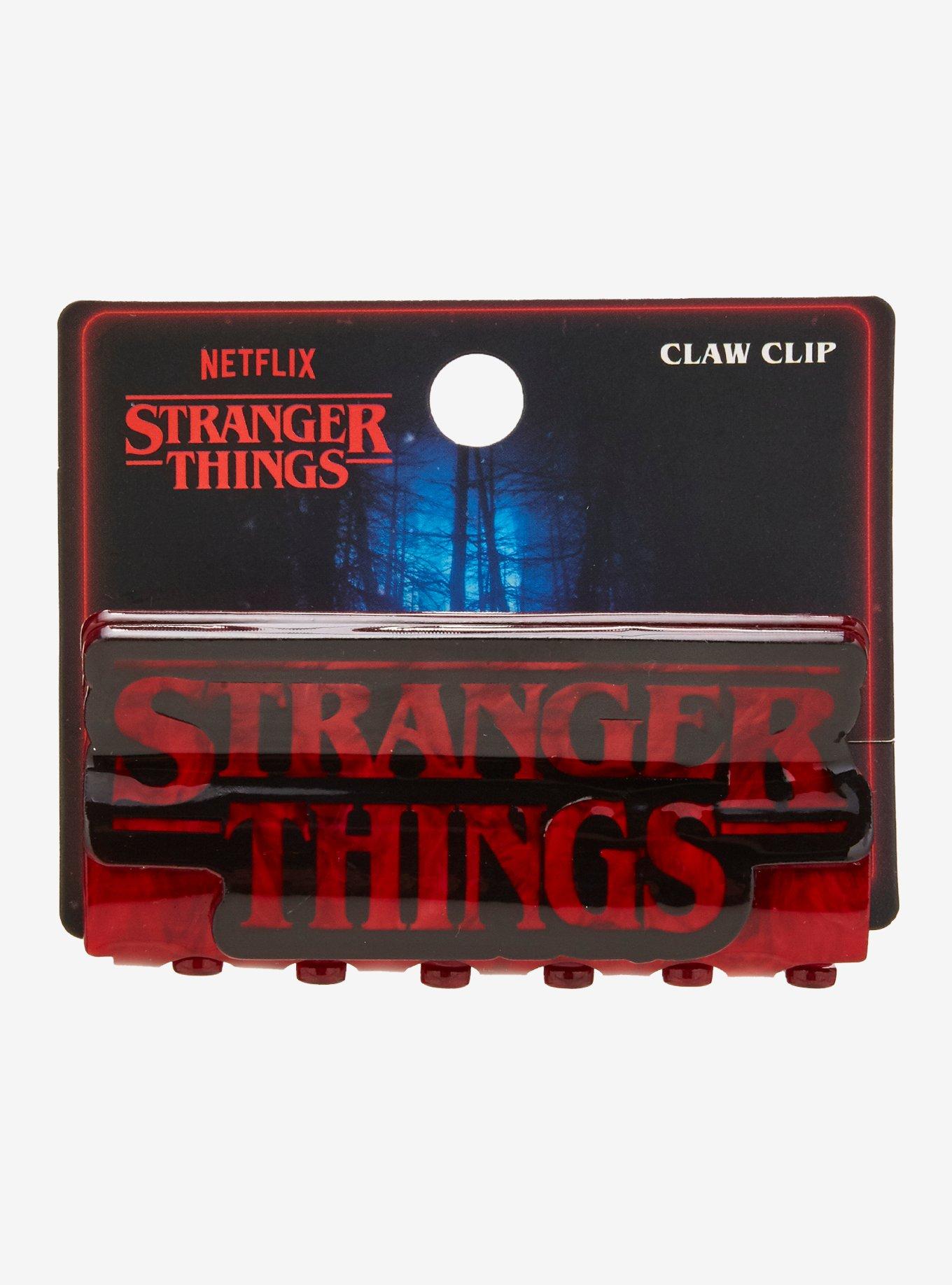 Stranger Things Logo Figural Claw Clip - BoxLunch Exclusive, , hi-res