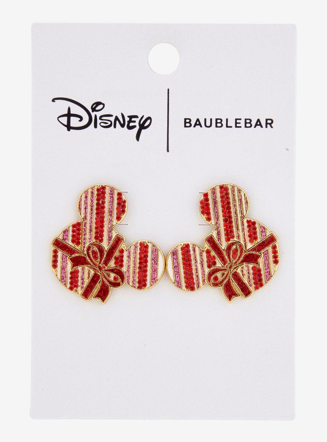 Baublebar Disney Mickey Mouse Present Rhinestone Stud Earrings, , hi-res