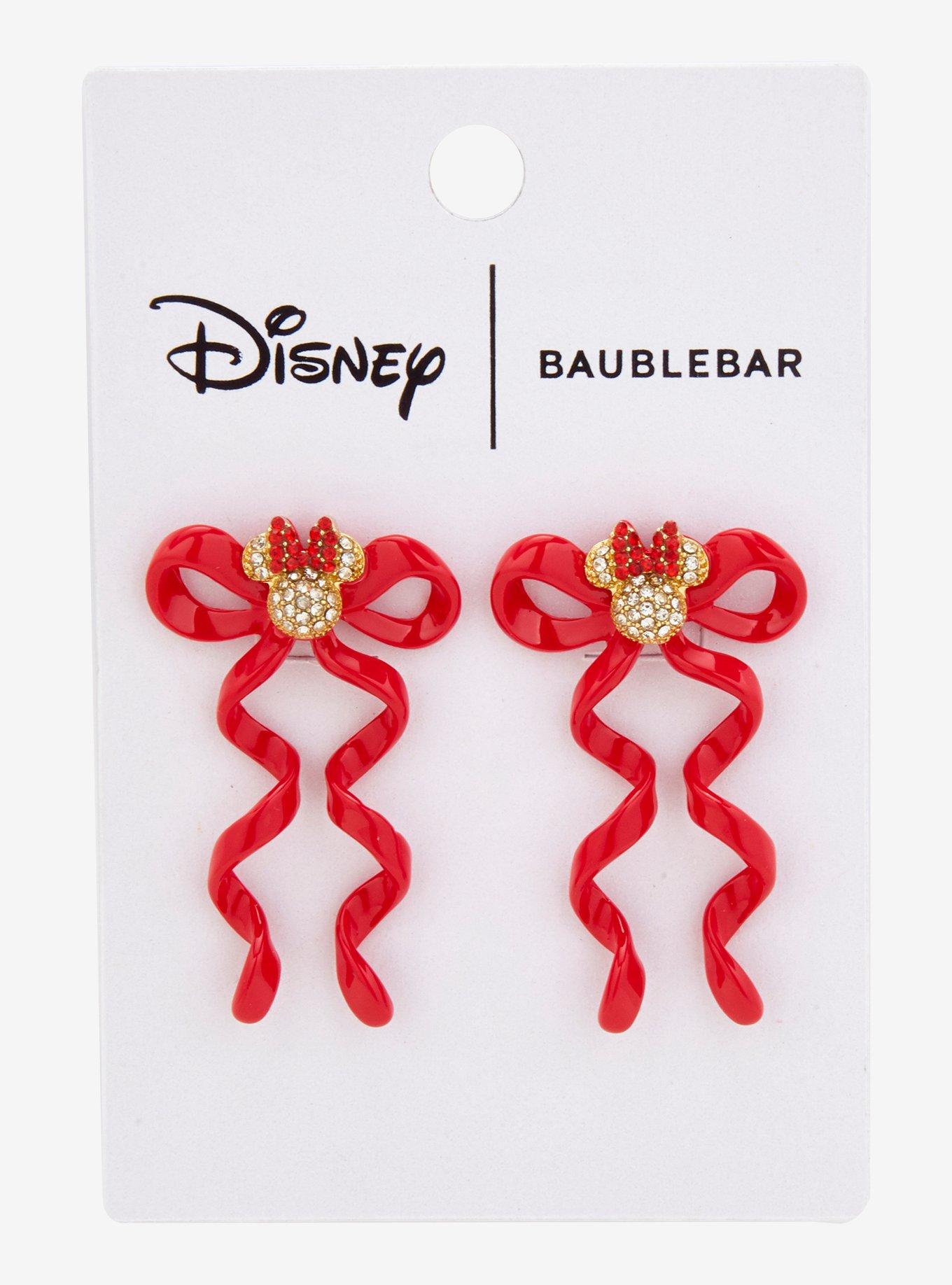 Baublebar Disney Minnie Mouse Red Bow Earrings, , hi-res