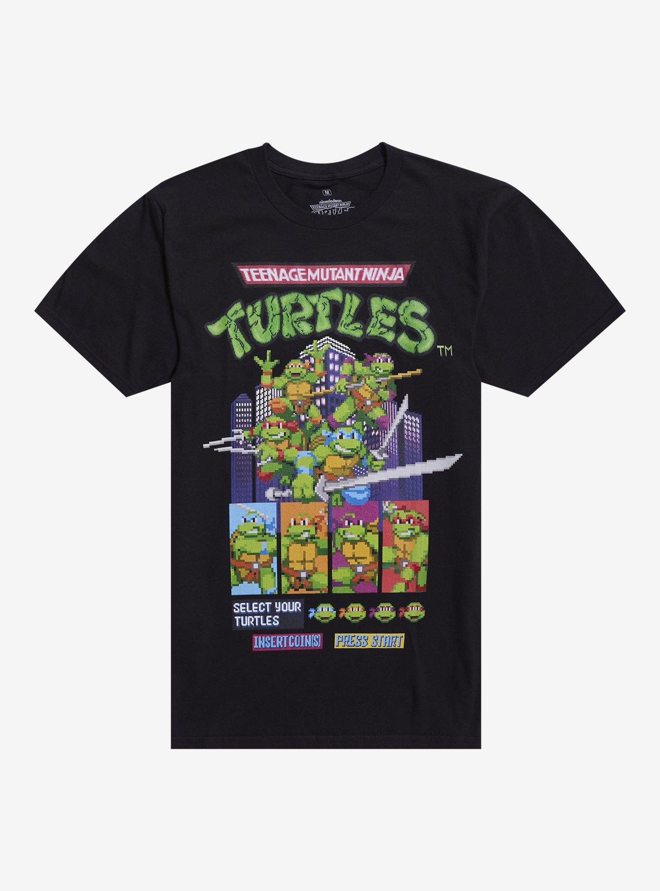 Teenage Mutant Ninja Turtles 8-Bit Game T-Shirt, , hi-res