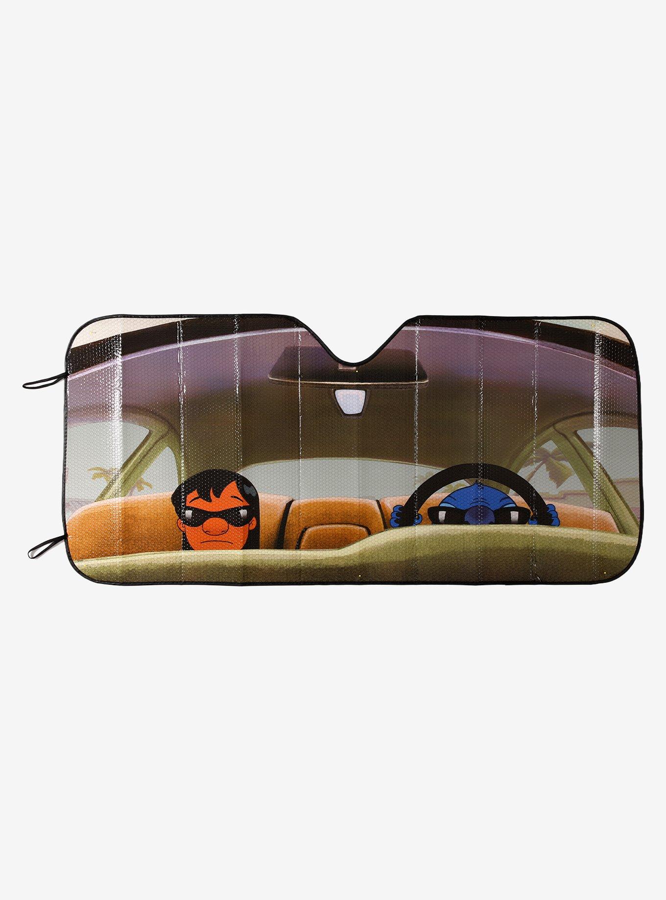 Disney Lilo & Stitch Driving Scene Sunshade - BoxLunch Exclusive, , hi-res