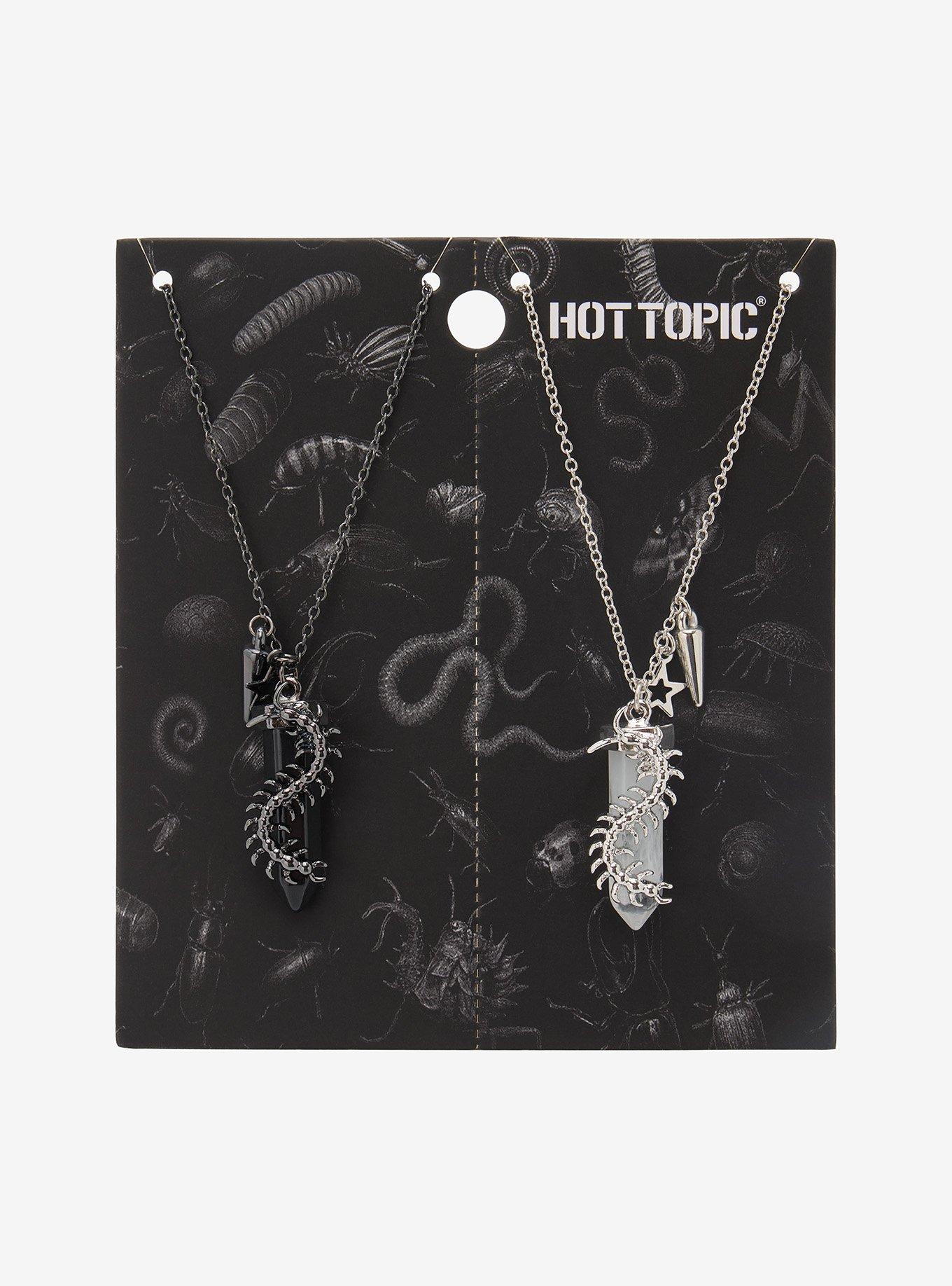 Centipede Crystal Best Friend Necklace Set, , hi-res