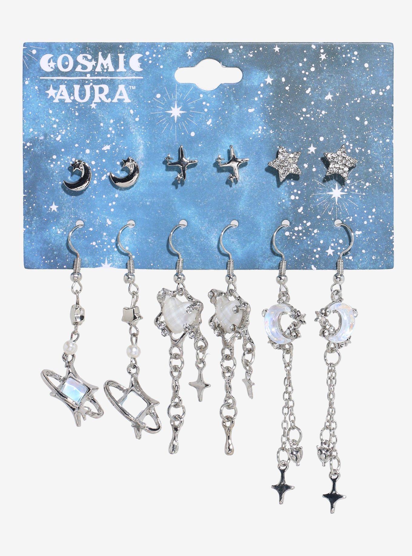 Cosmic Aura Celestial Earring Set, , hi-res