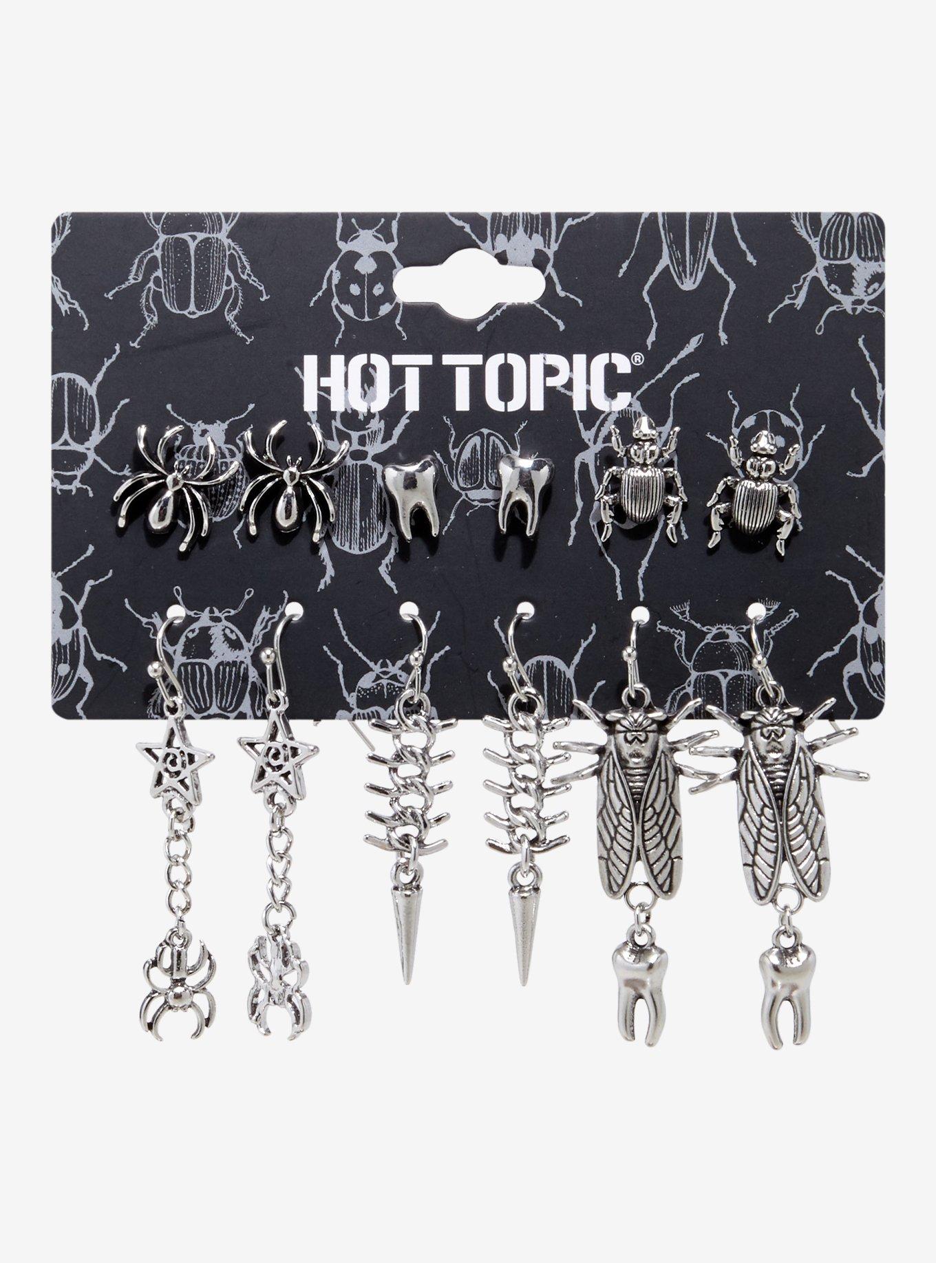 Bug Teeth Star Earring Set, , hi-res