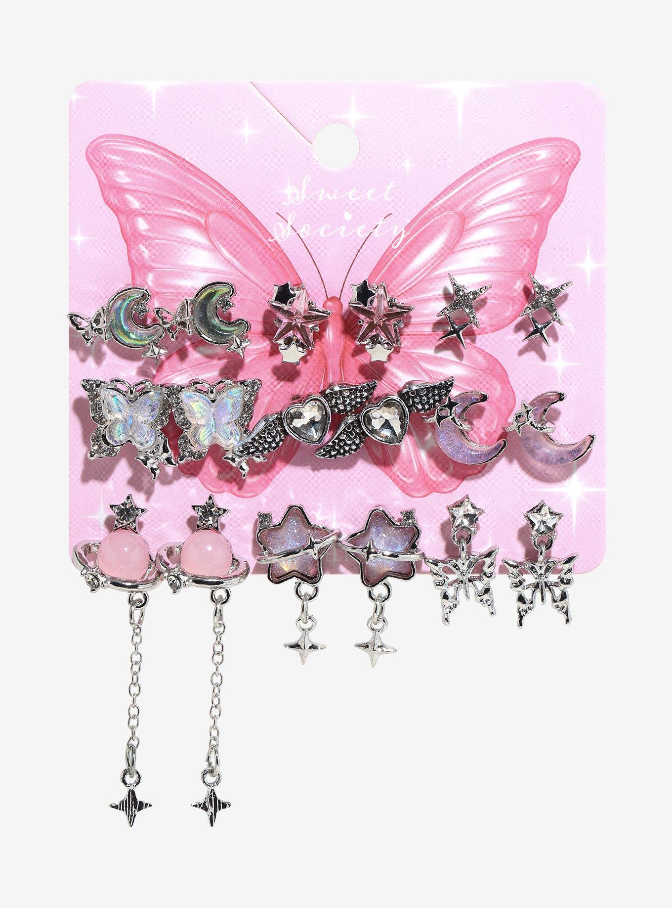 Sweet Society Celestial Bling Earring Set, , hi-res