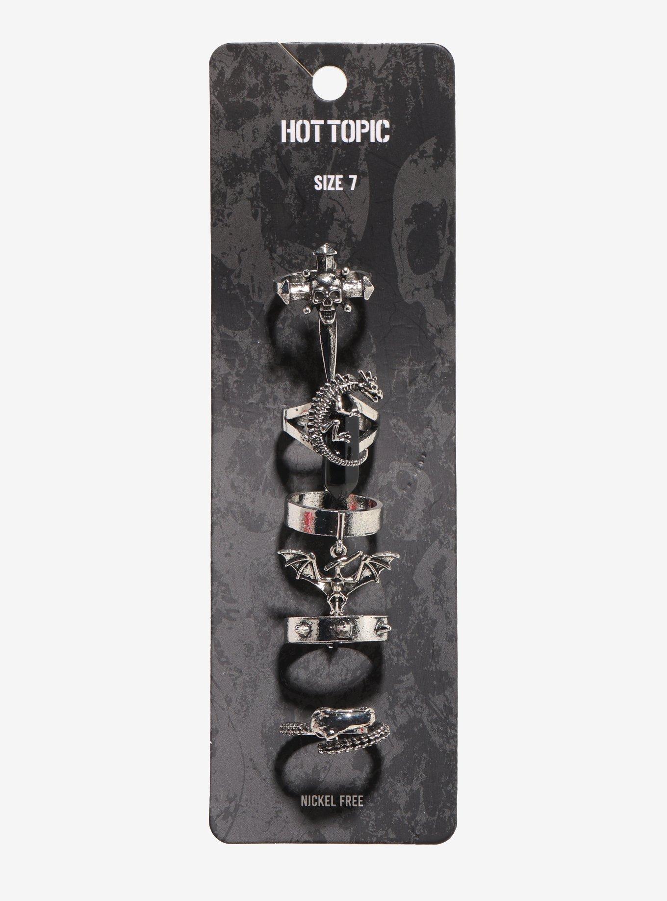 Skeleton Creatures Ring Set, , hi-res