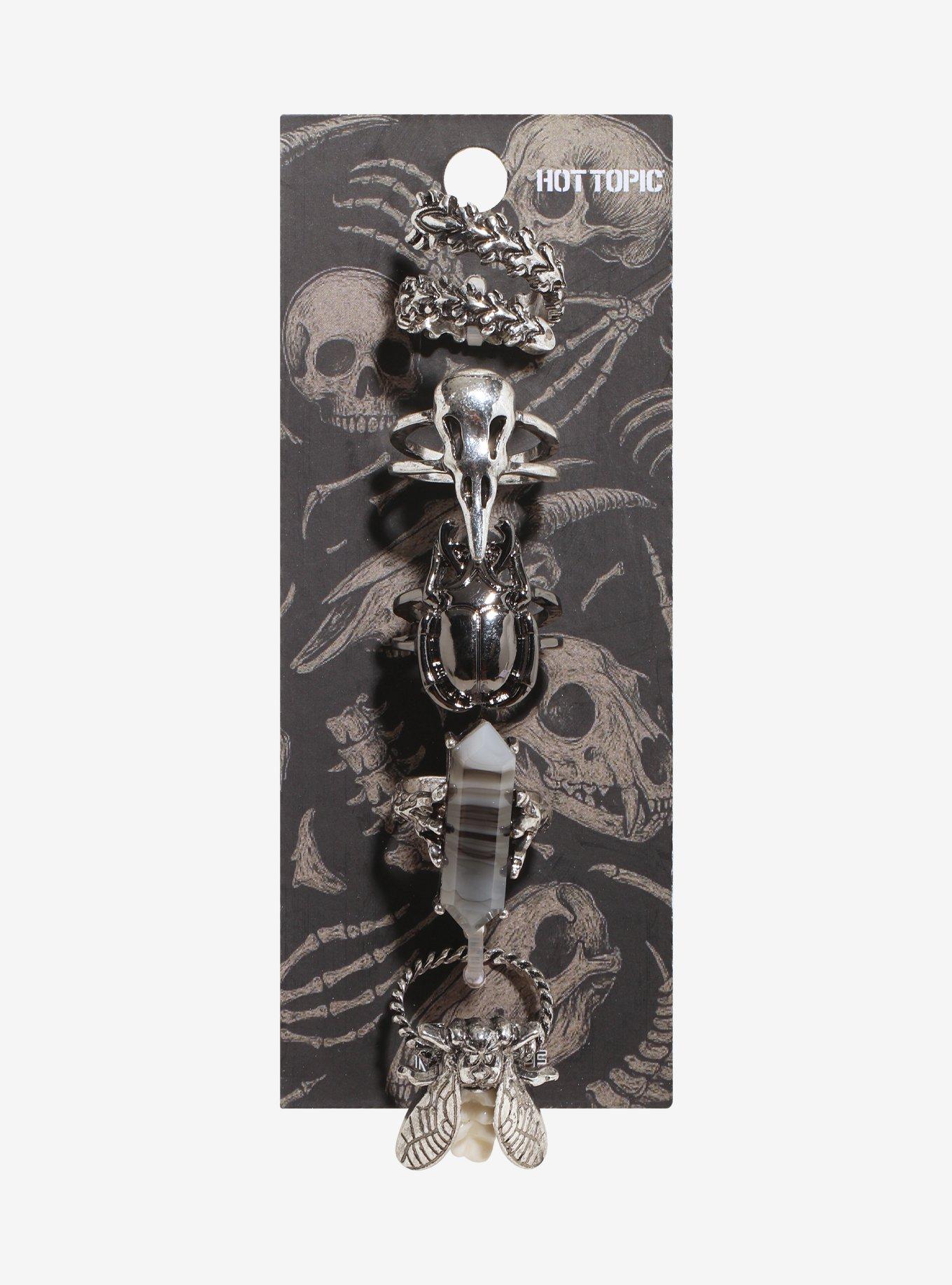 Insect & Fossil Ring Set, , hi-res