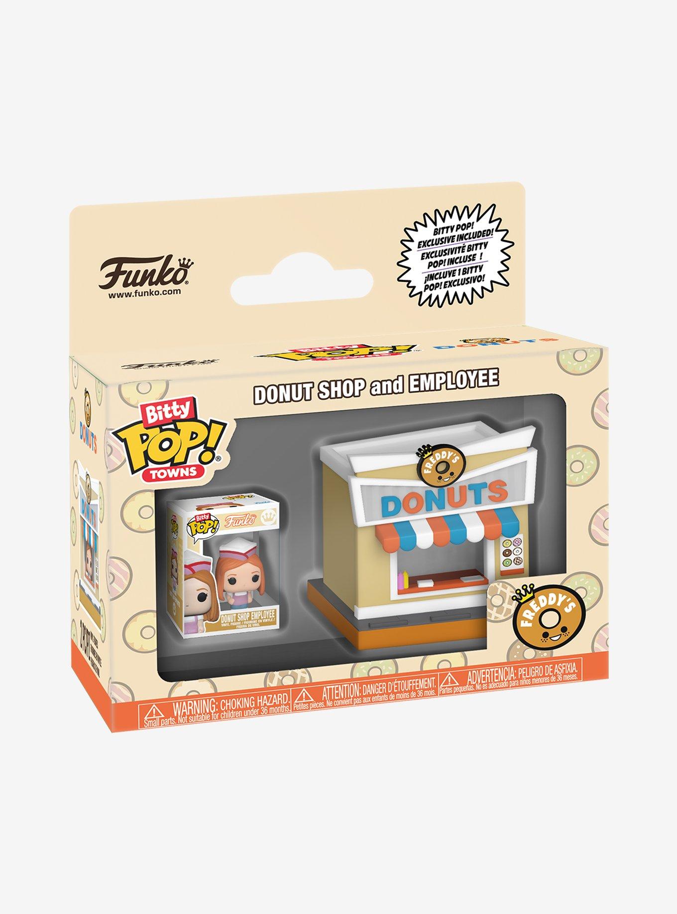 Funko Bitty Pop! Towns Donut Shop and Employee Mini Figure Set, , hi-res