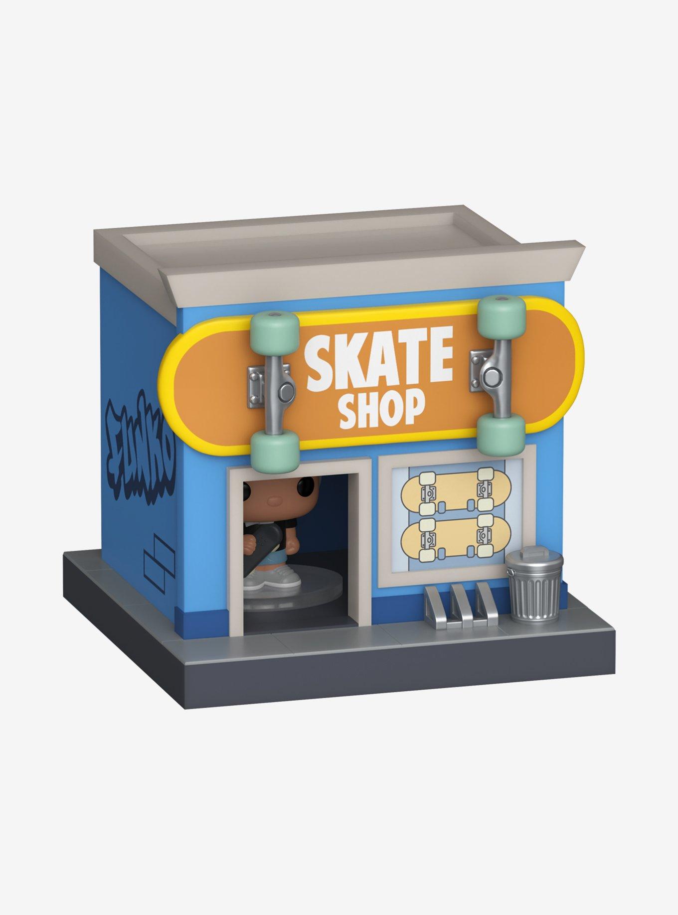 Funko Bitty Pop! Towns Skateboarder and Skate Shop Mini Figure Set, , hi-res