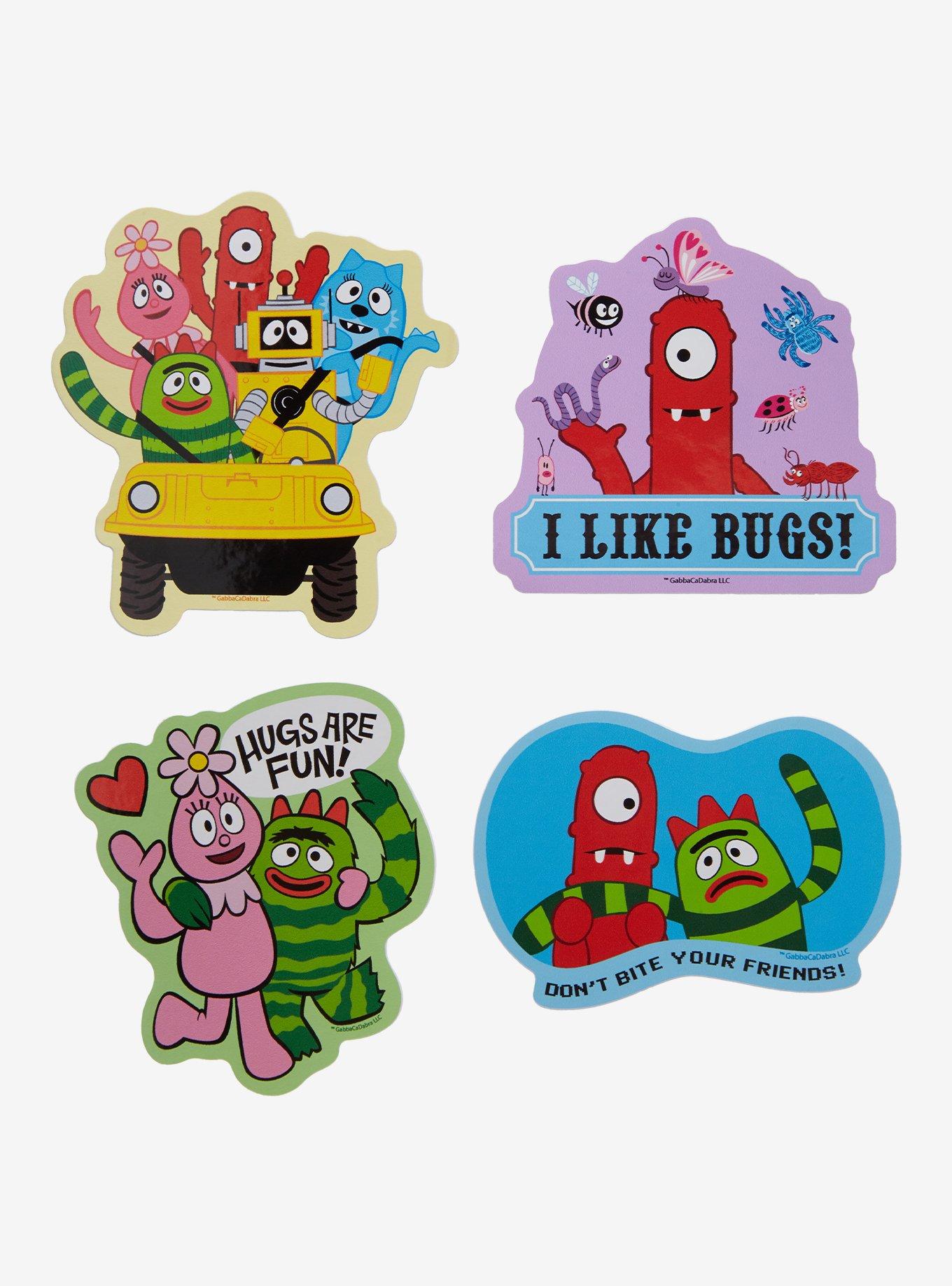 Yo Gabba Gabba! Characters Sticker Set, , hi-res