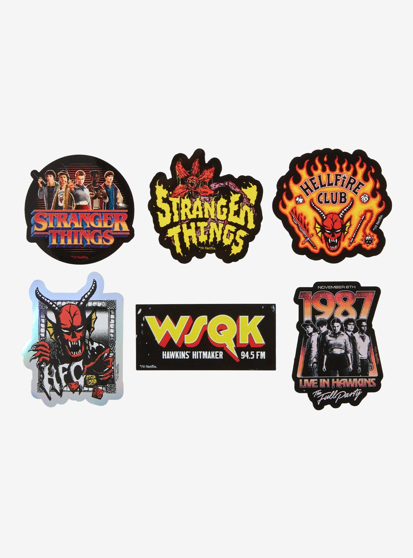 Stranger Things Icons Blind Box Sticker Set - BoxLunch Exclusive, , hi-res