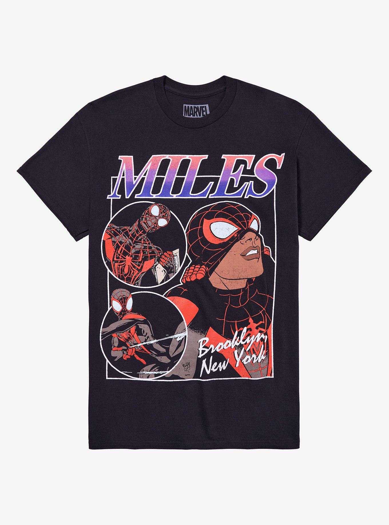 Marvel Spider-Man Miles Morales Collage T-Shirt, , hi-res