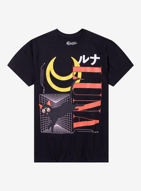 Pretty Guardian Sailor Moon Luna & Artemis Grid T-Shirt | Hot Topic
