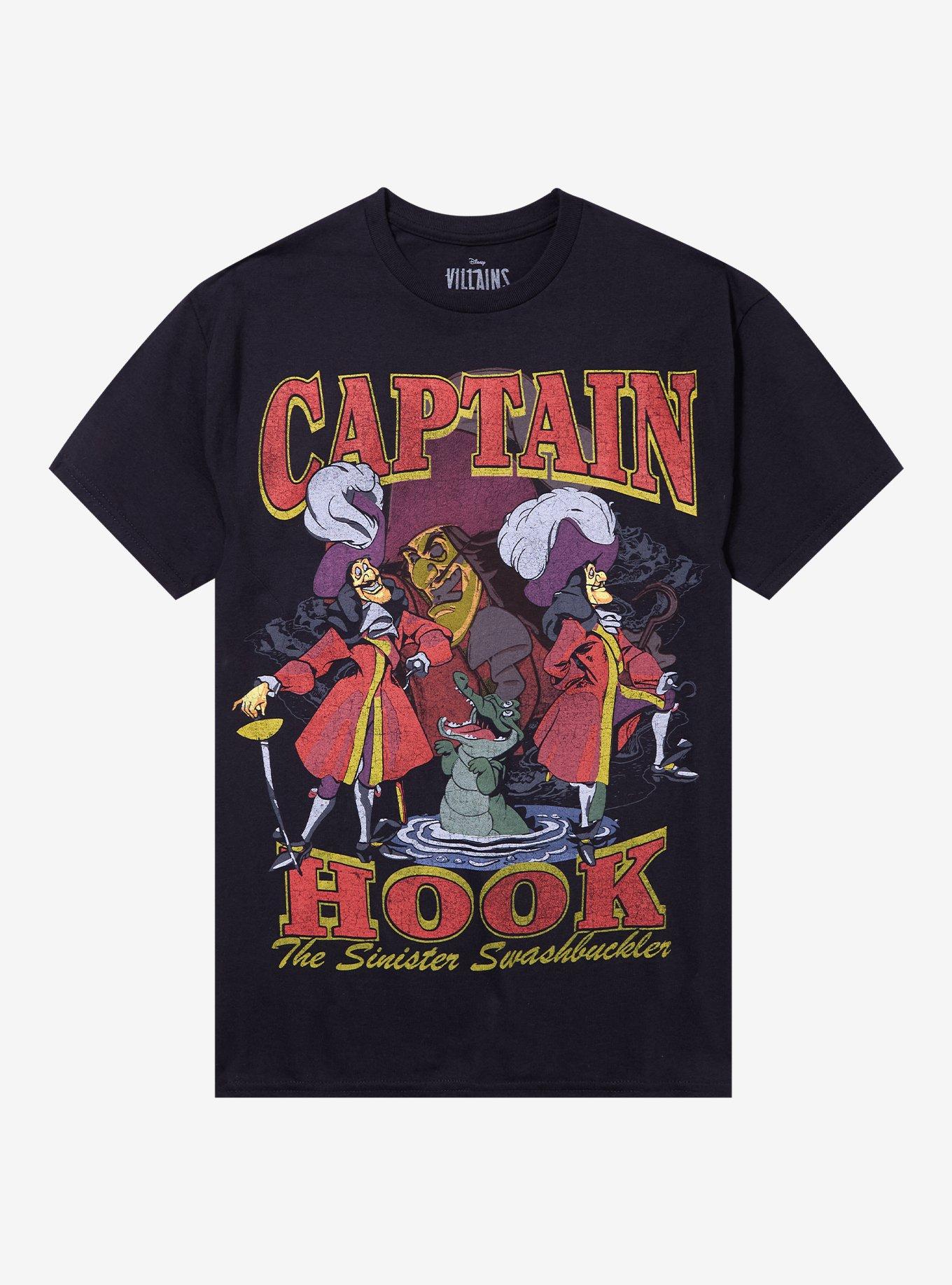 Disney Peter Pan Captain Hook Collage T-Shirt, , hi-res