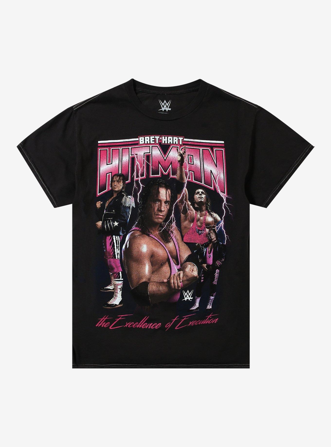 WWE Bret Hart Hitman Collage T-Shirt