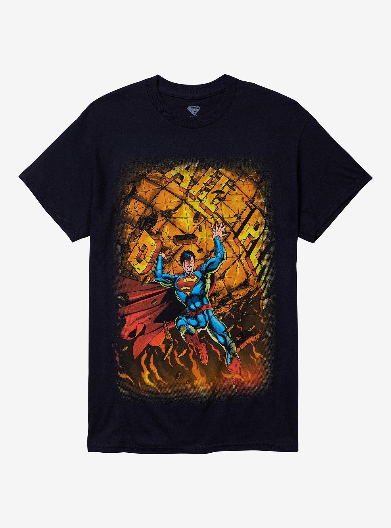 DC Comics Superman Daily Planet Flames T-Shirt, , hi-res