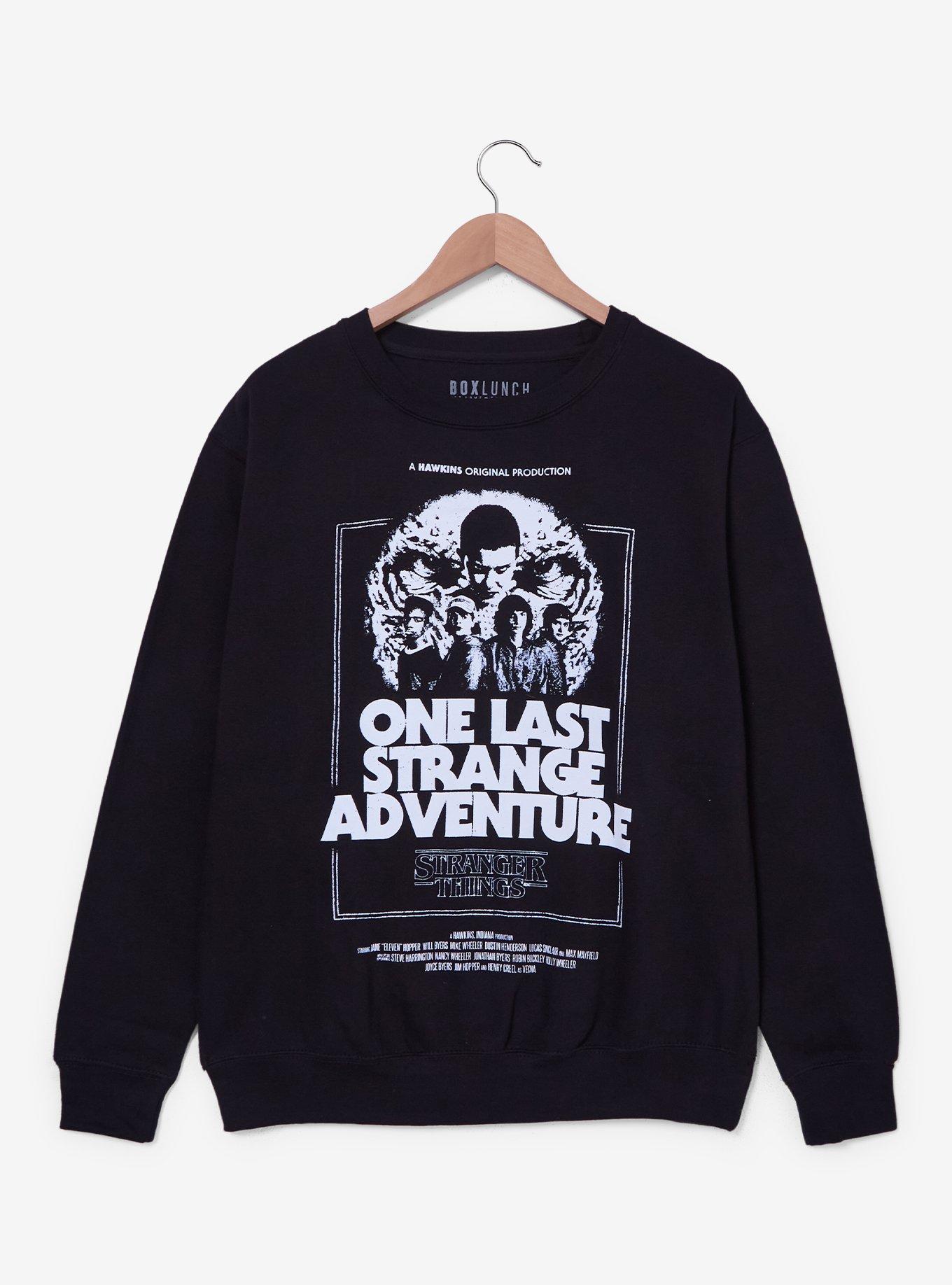 Stranger Things One Last Strange Adventure Women's Crewneck — BoxLunch Exclusive, , hi-res