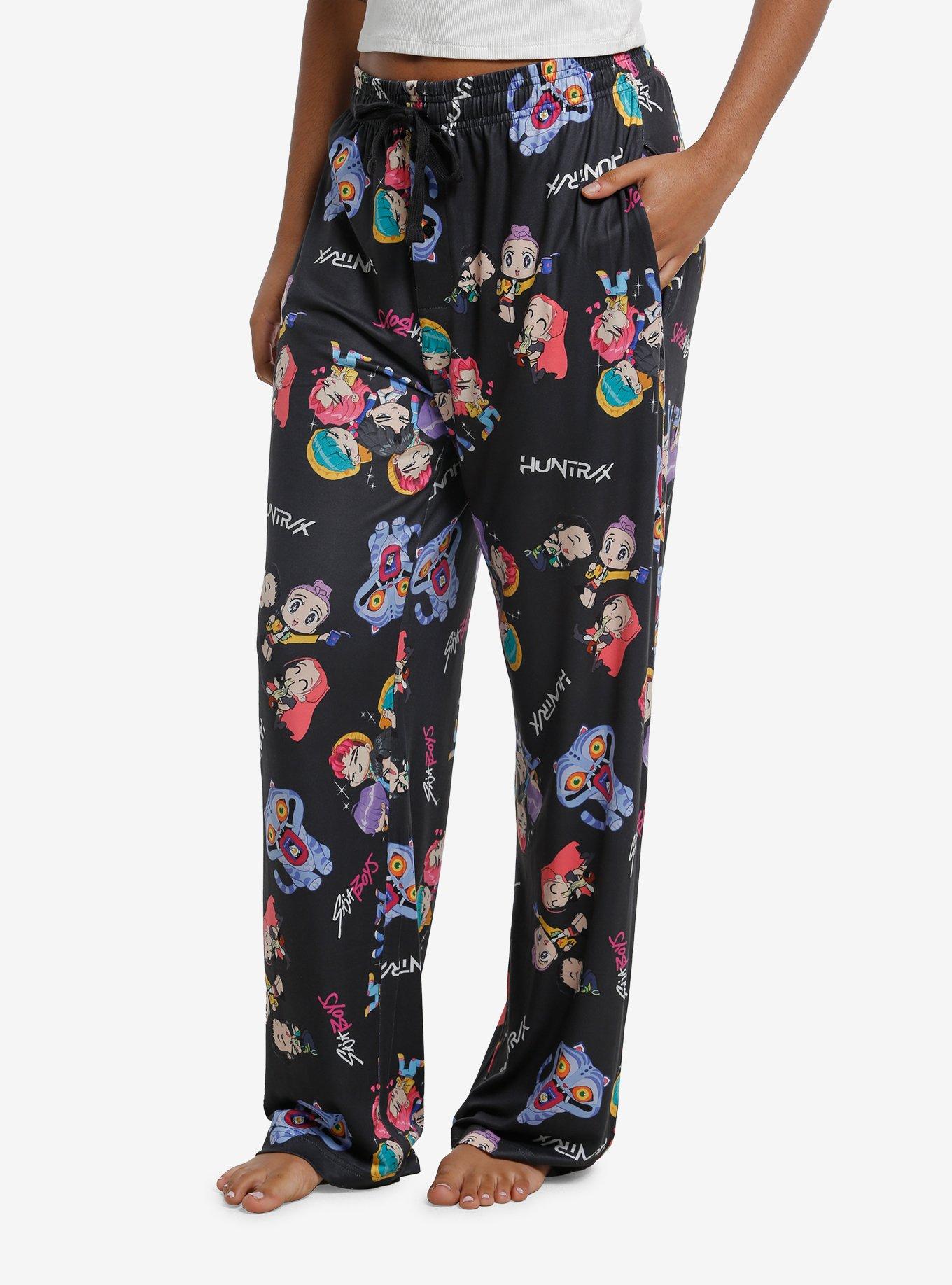 KPop Demon Hunters Chibi Character Pajama Pants, , hi-res