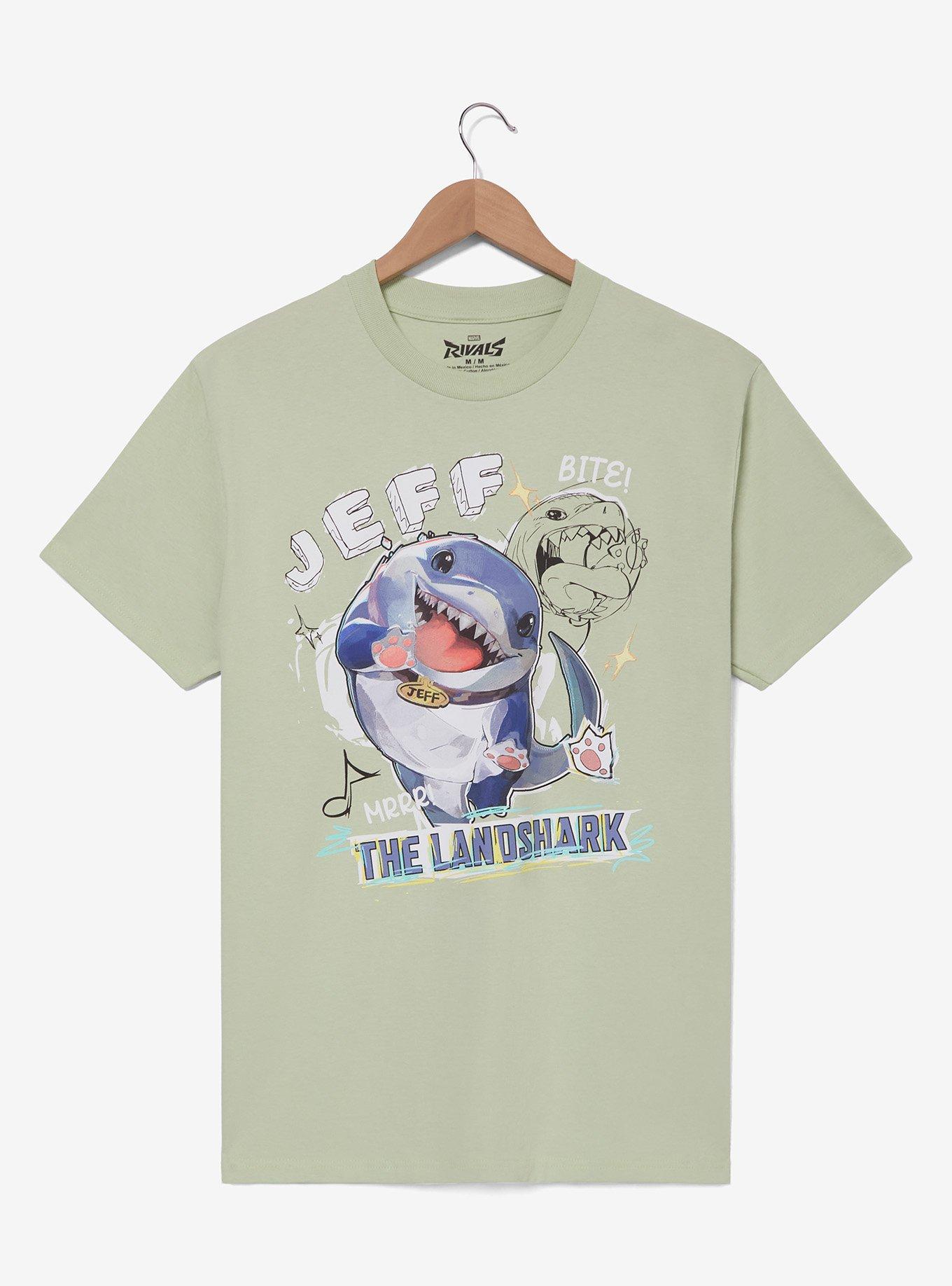 Marvel Rivals Jeff the Land Shark Doodle Portrait Women's T-Shirt - BoxLunch Exclusive, , hi-res