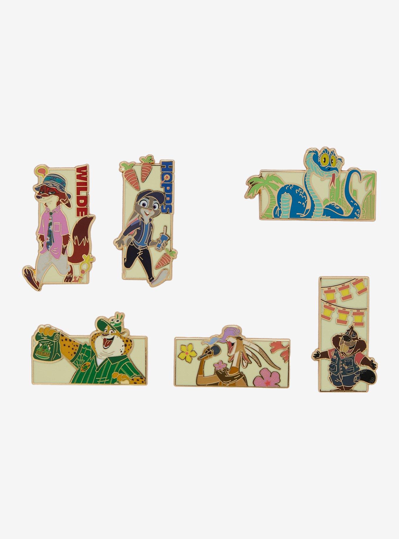 Disney Zootopia 2 Panel Blind Box Enamel Pin — BoxLunch Exclusive, , hi-res