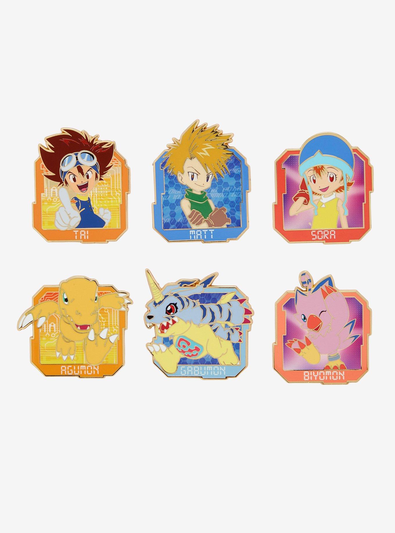 Digimon Character Blind Box Enamel Pin &mdash; BoxLunch Exclusive, , hi-res