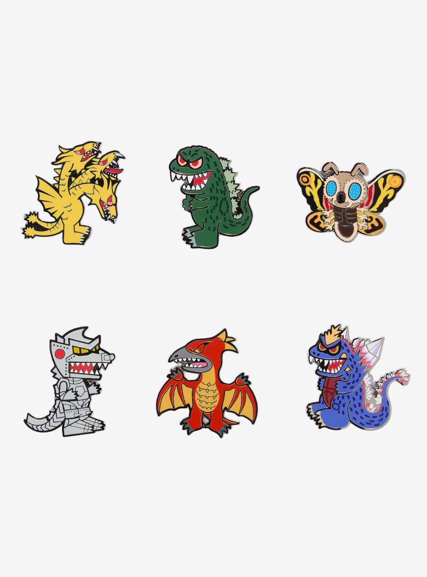 tokidoki Godzilla Blind Box Enamel Pin - BoxLunch Exclusive, , hi-res