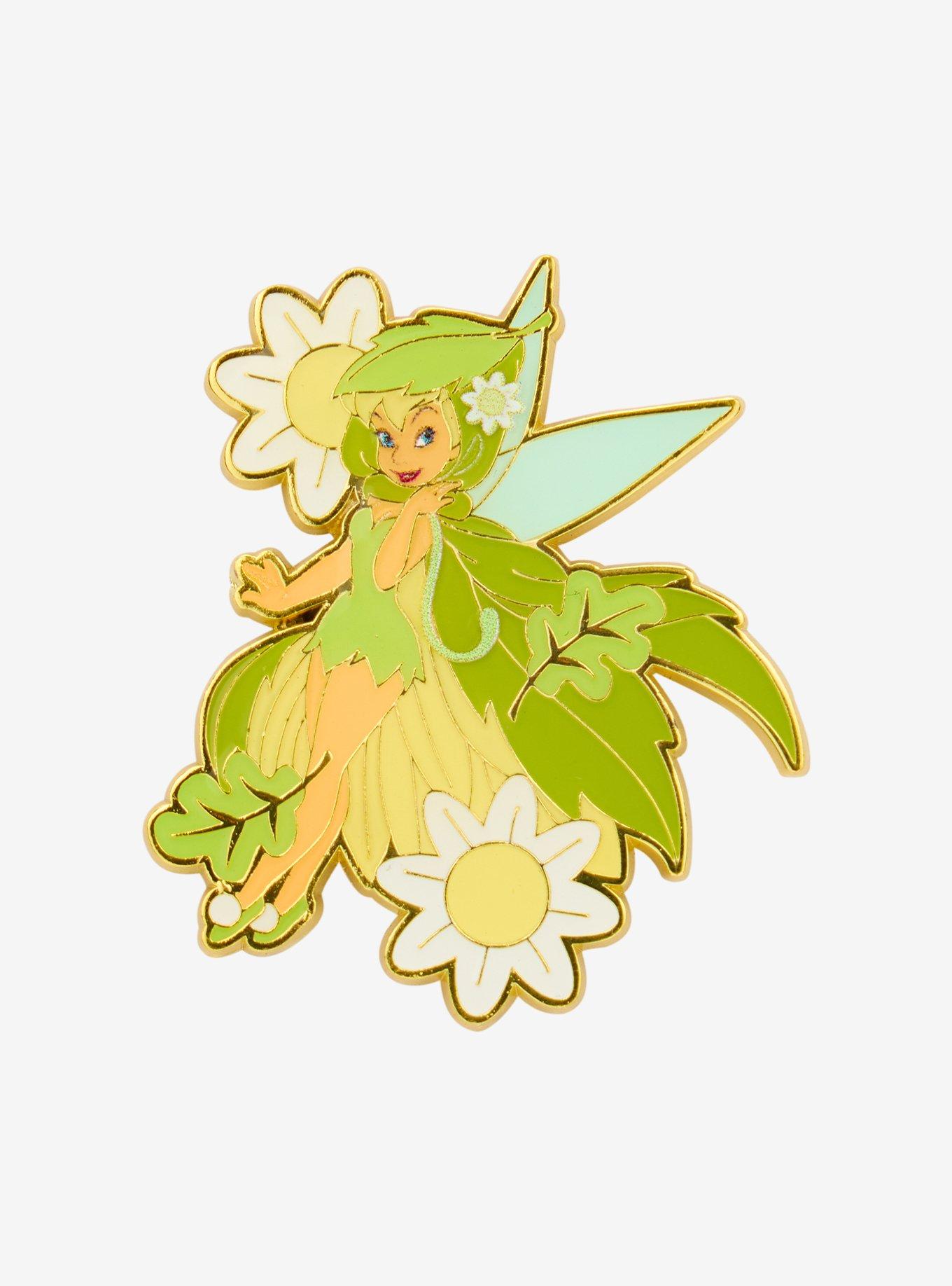 Loungefly Disney Peter Pan Tinker Bell Leaf Cape Enamel Pin - BoxLunch Exclusive, , hi-res