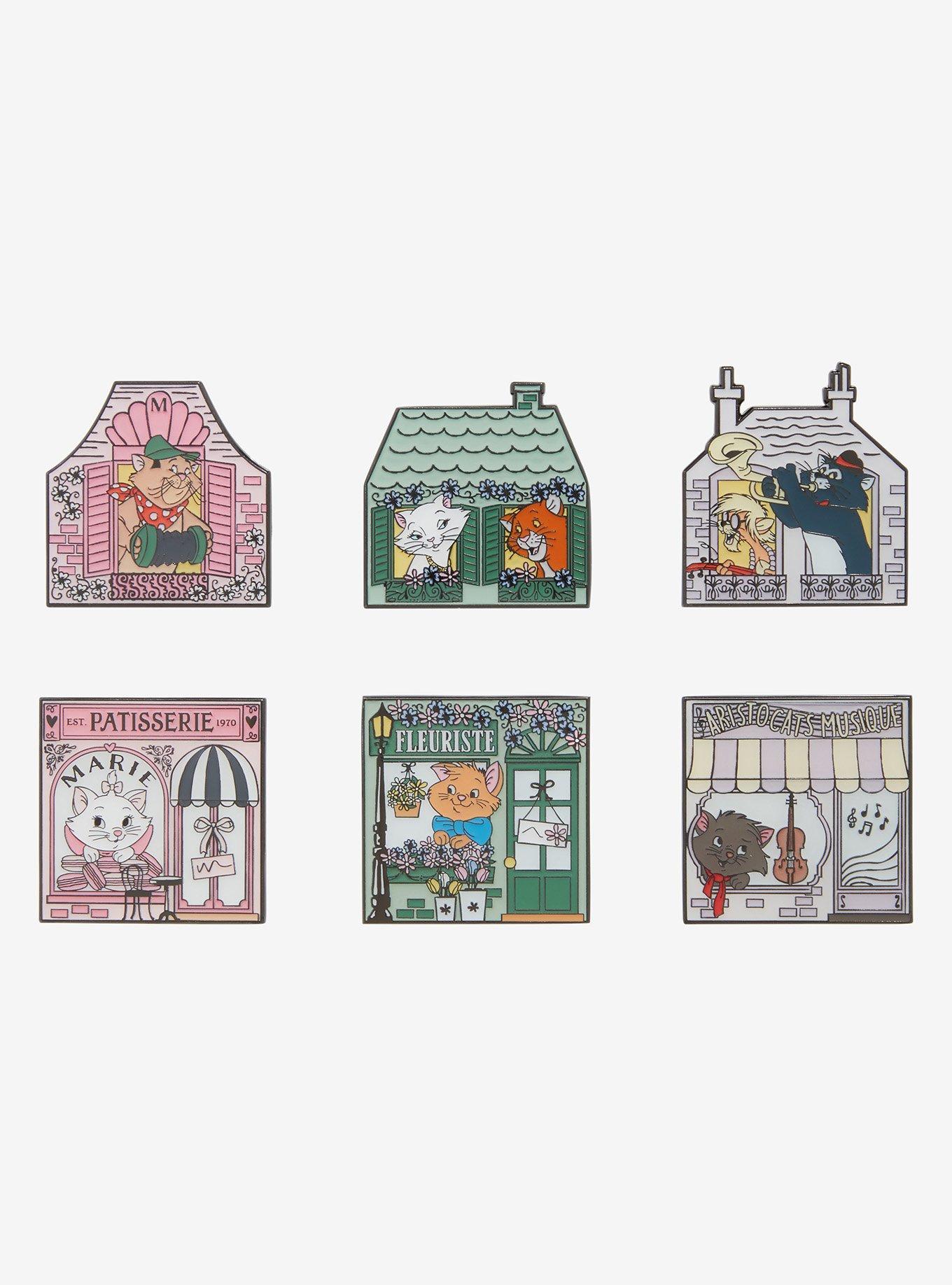 Loungefly Disney Aristocats Character Buildings Blind Box Enamel Pin - BoxLunch Exclusive, , hi-res