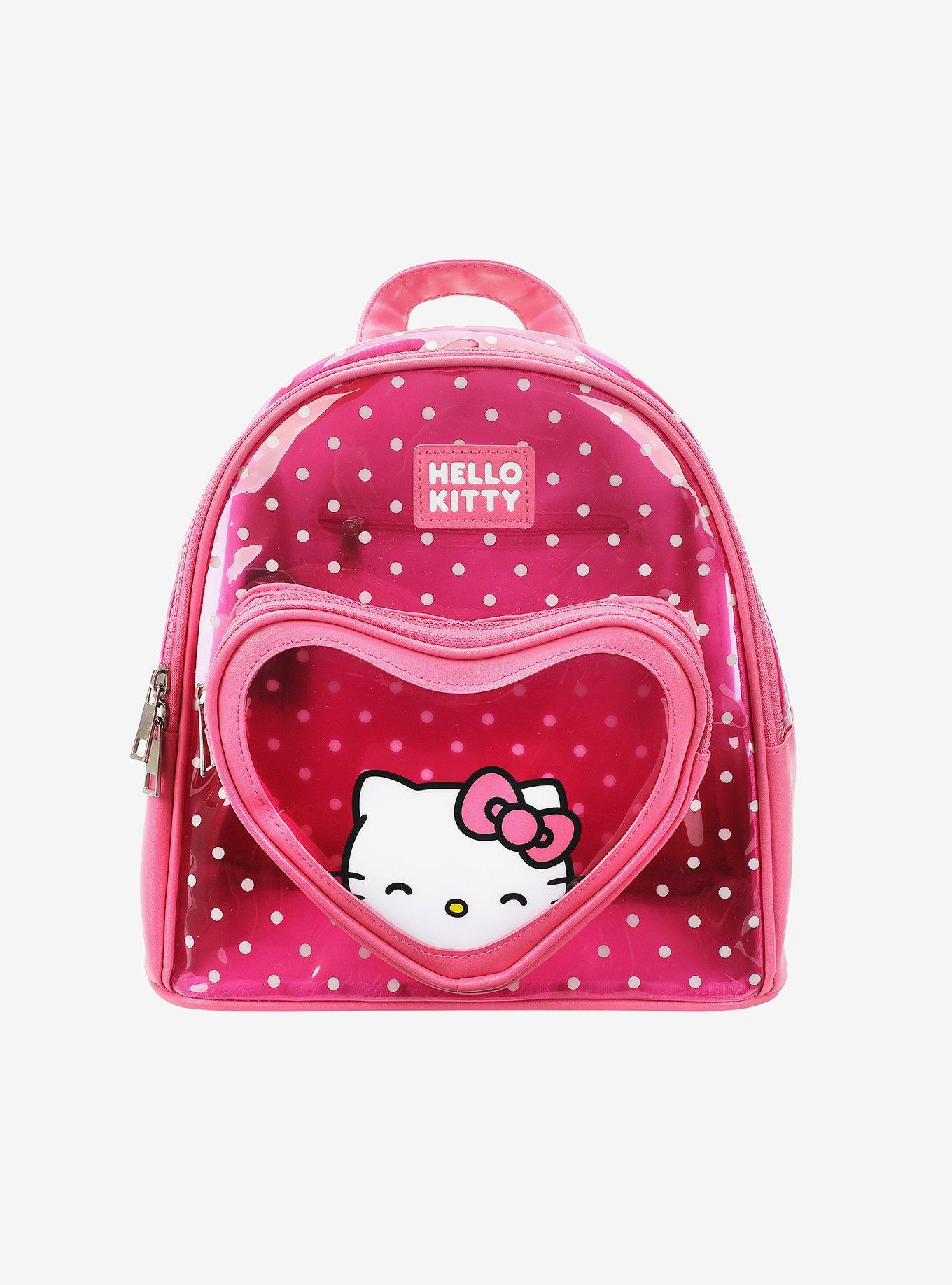 [希少］Hello Kitty NP450 ポケベル Hello Kitty See Through Pink Backpack Keychain