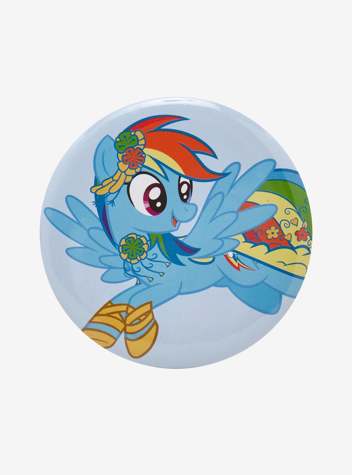 My Little Pony Rainbow Dash Costume 3 Inch Button, , hi-res