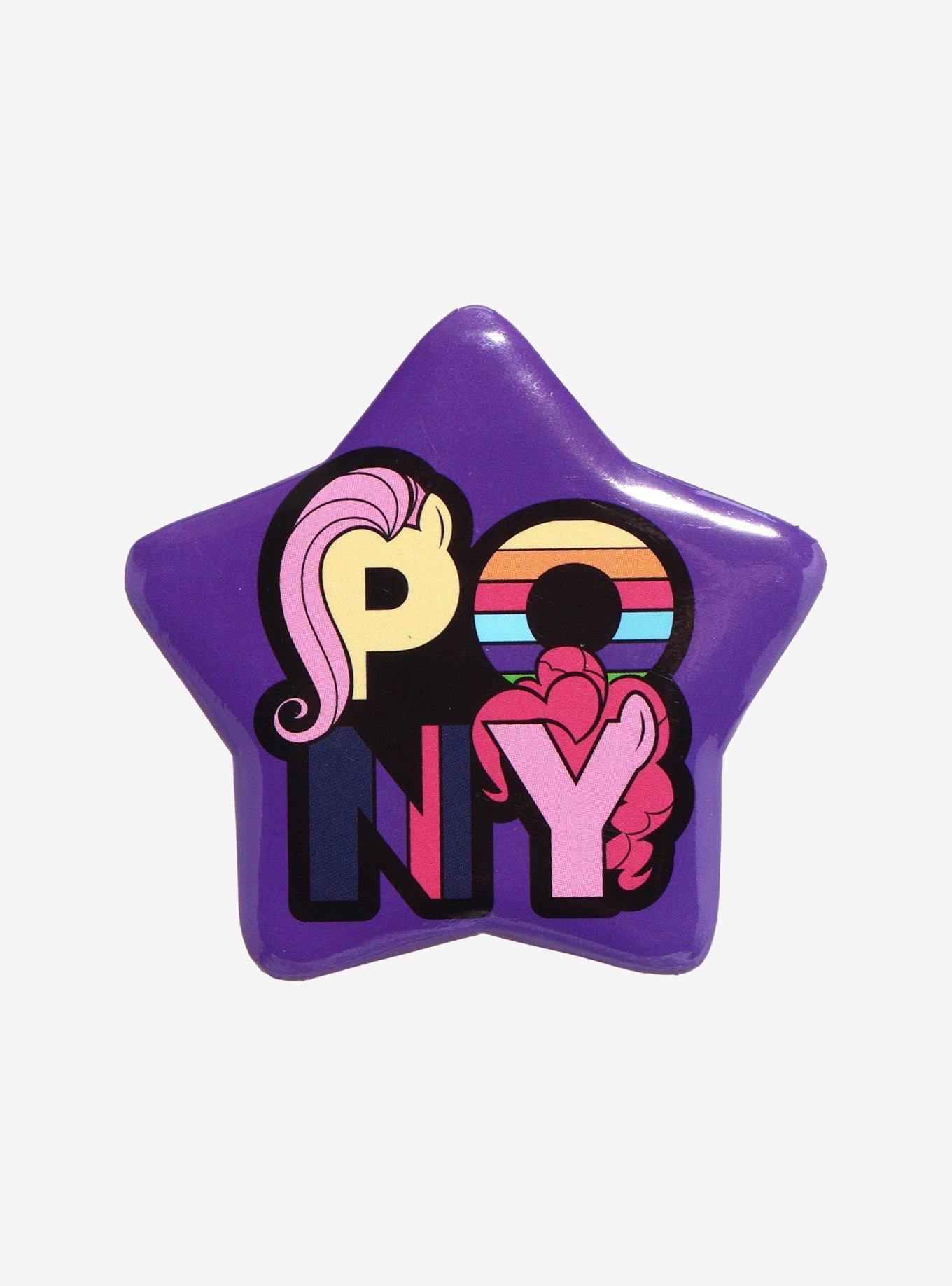 My Little Pony Stripe Star Button, , hi-res