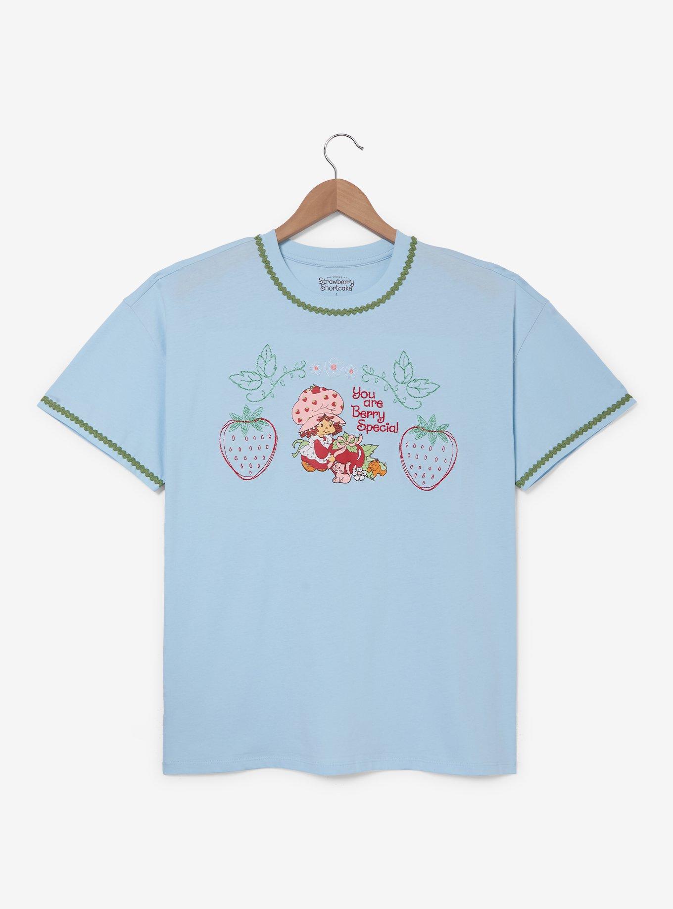 Strawberry Shortcake Berry Special Embroidered Women's Plus Size T-Shirt - BoxLunch Exclusive, , hi-res