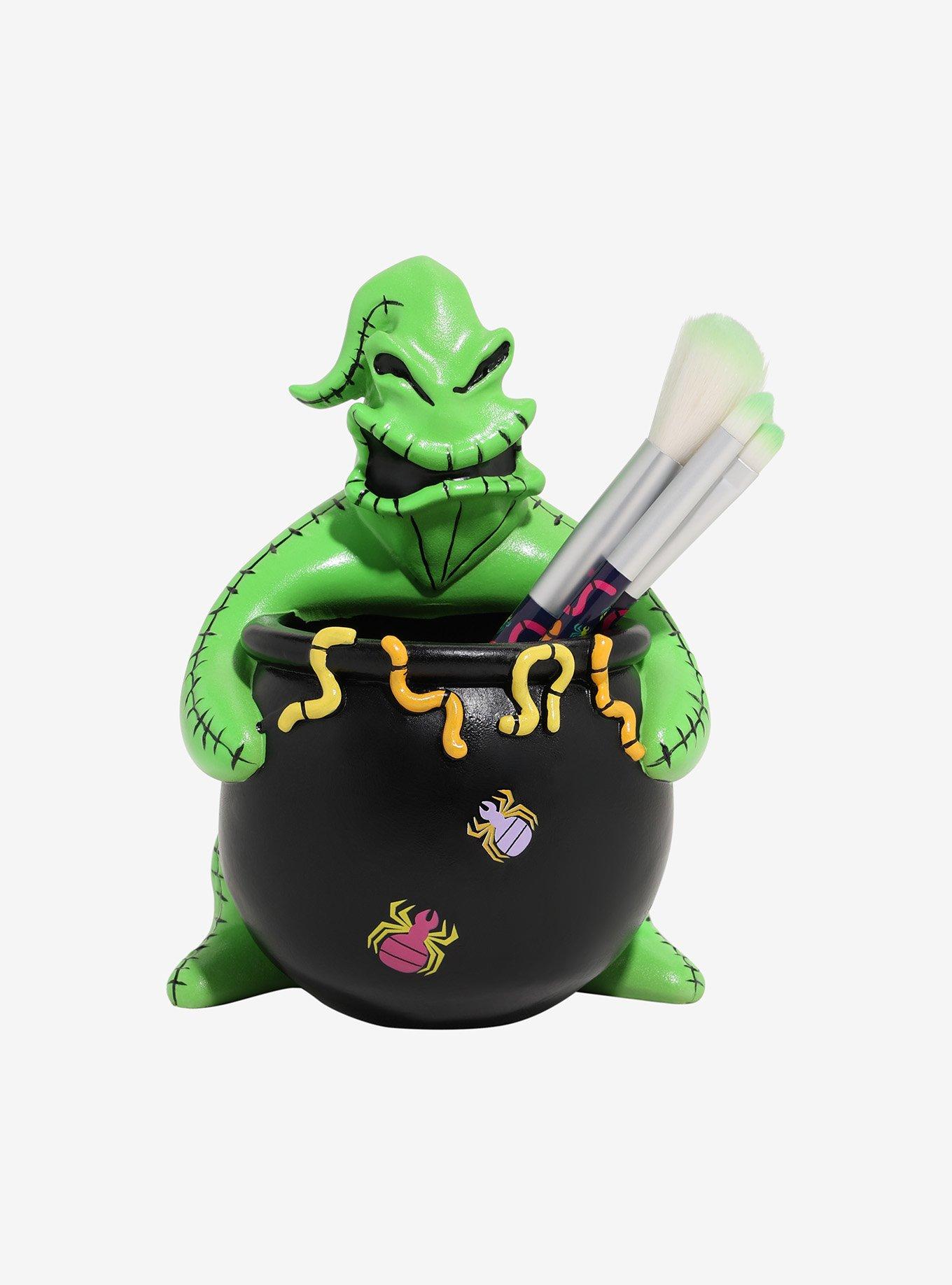 The Nightmare Before Christmas Oogie Boogie Glow-In-The-Dark Makeup Brush & Holder Set, , hi-res