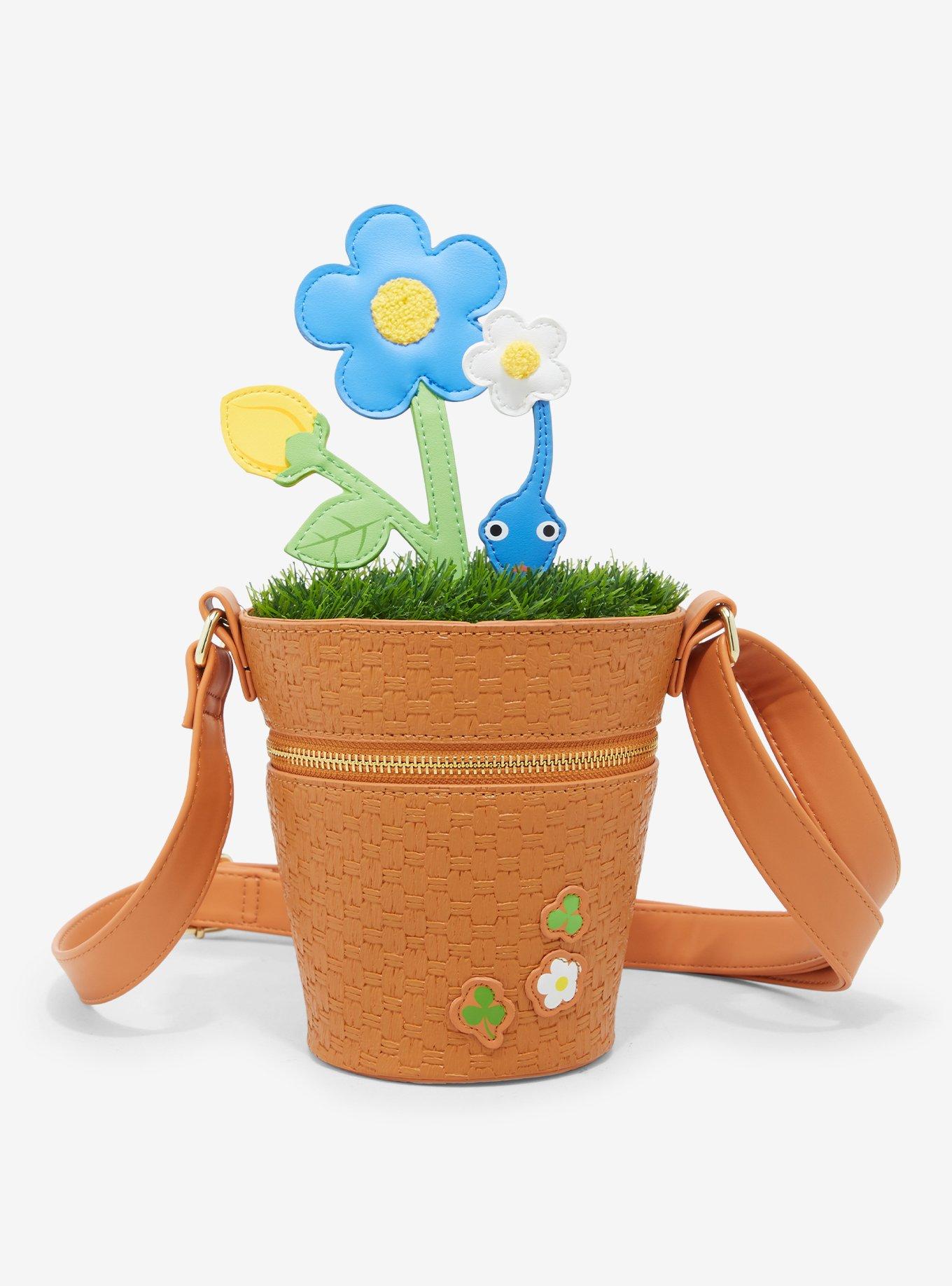 Pikmin Blue Potted Plant Crossbody Bag, , hi-res