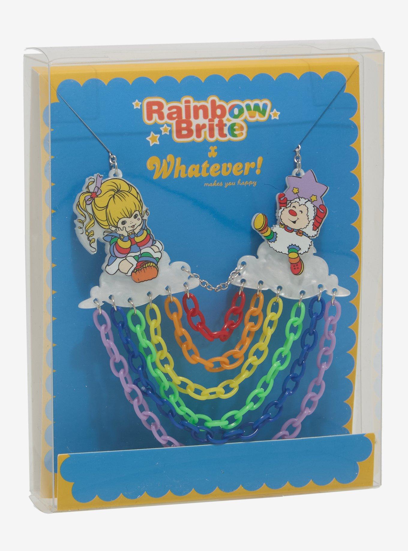 Whatever! Makes You Happy Rainbow Brite Chain Necklace, , hi-res