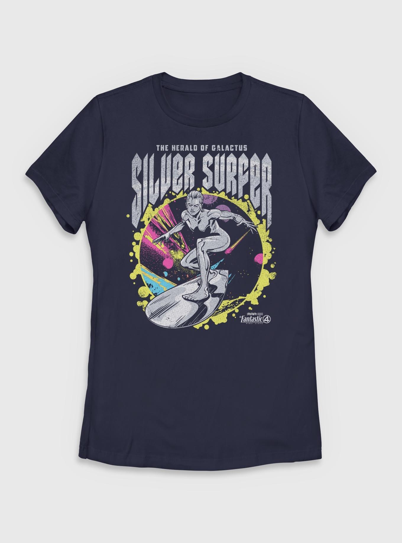 Marvel The Fantastic Four: First Steps Silver Surfer The Herald Of Galactus Womens T-Shirt, , hi-res