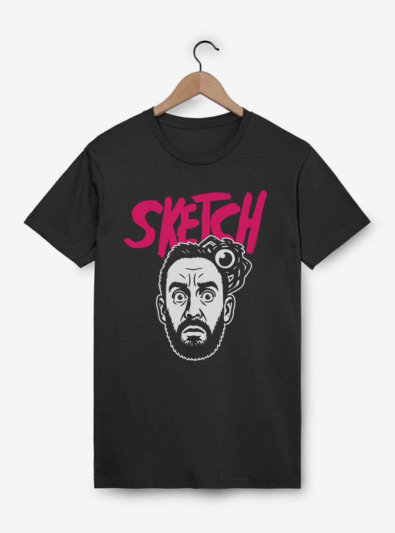 Sketch Tony Pink Logo T-Shirt, , hi-res