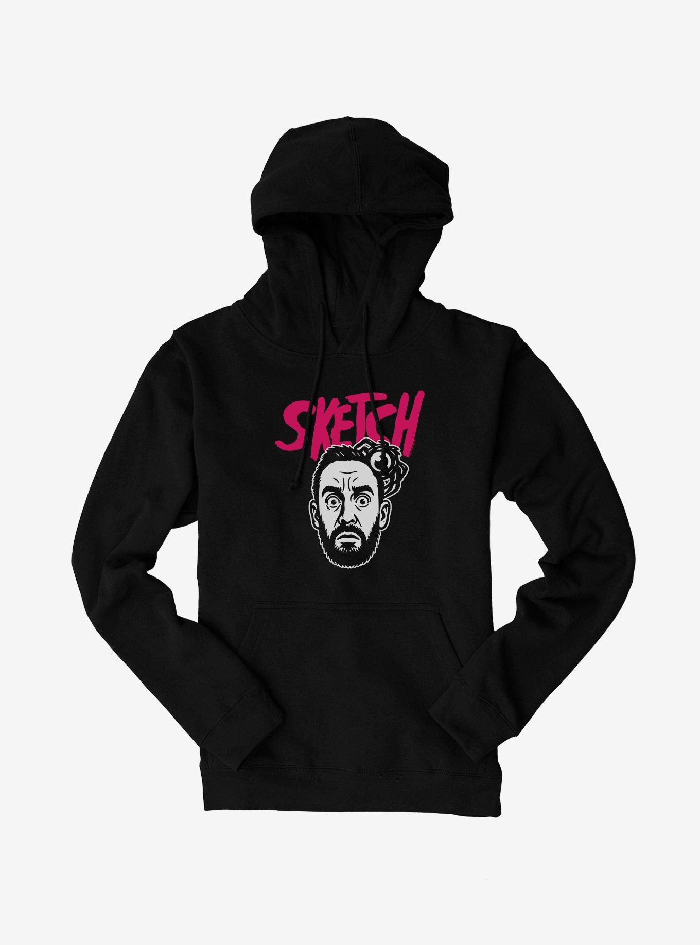 Sketch Tony Pink Logo Hoodie, , hi-res